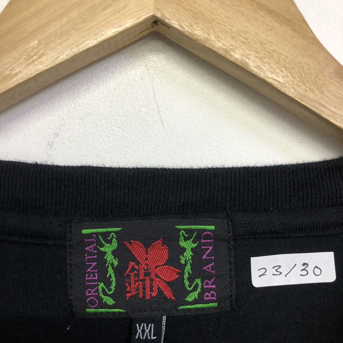 Anime × Japanese Brand Evangelion X Oriental Brand Anime Motive Backhitt Tshirt Size US XL / EU 56 / 4 - 14 Thumbnail