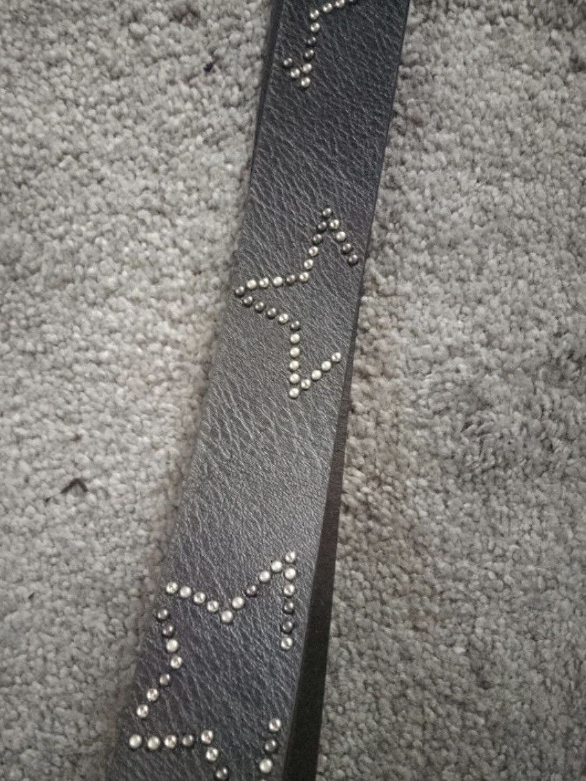 Japanese Brand Vintage Belts Y2K Rhinestones Punk leather belt Japanese Size ONE SIZE - 2 Thumbnail