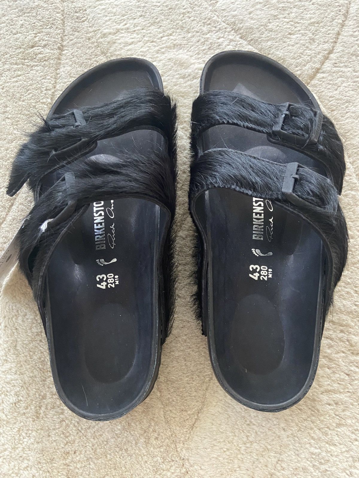 Birkenstock × Rick Owens Rick Owens Birkenstock fur pony collab sandal Size US 10 / EU 43 - 2 Thumbnail