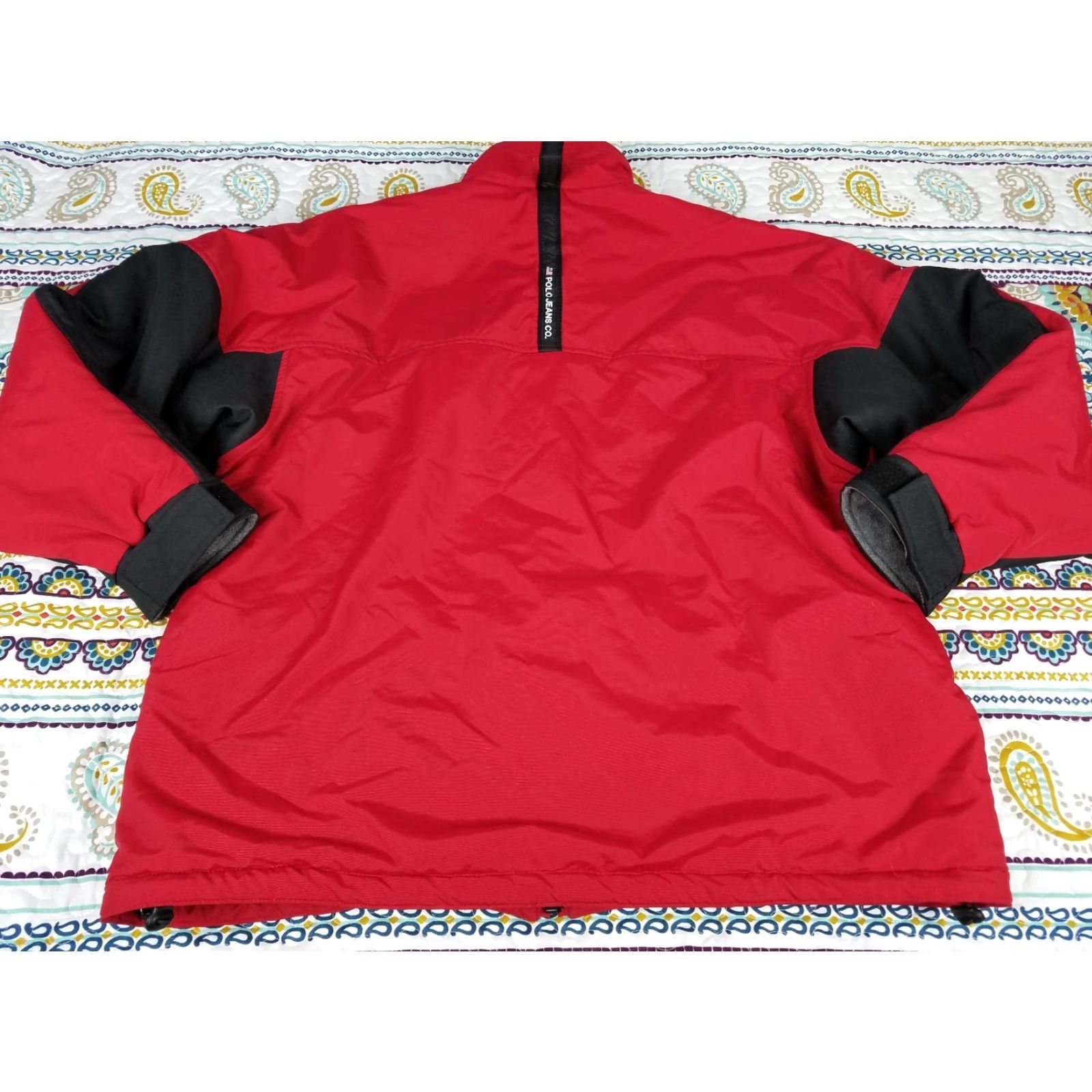 Ralph Lauren VINTAGE Ralph Lauren Polo Jeans Co Jacket Men's XL Fleece Lined Winter Red 90s VTG Size US XL / EU 56 / 4 - 6 Thumbnail
