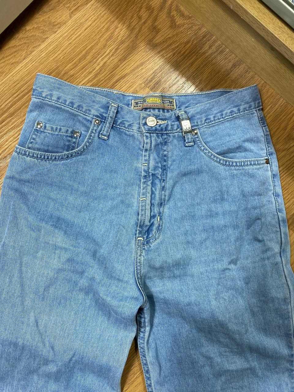 Japanese Brand Dirty Painted Distressed Thrashed Faded Baggy Jeans Y2K Size US 30 / EU 46 - 7 Thumbnail