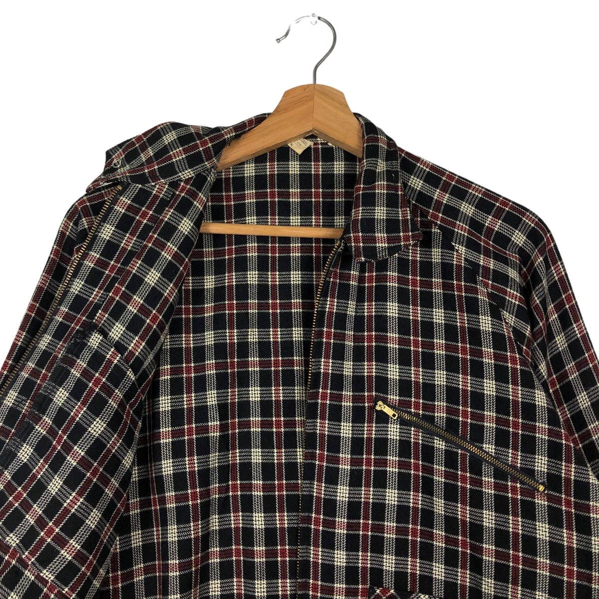 Japanese Brand 🔥Vintage Tartan Design Bomber Jacket Johni Dan Issey Miyake Size US M / EU 48-50 / 2 - 9 Thumbnail