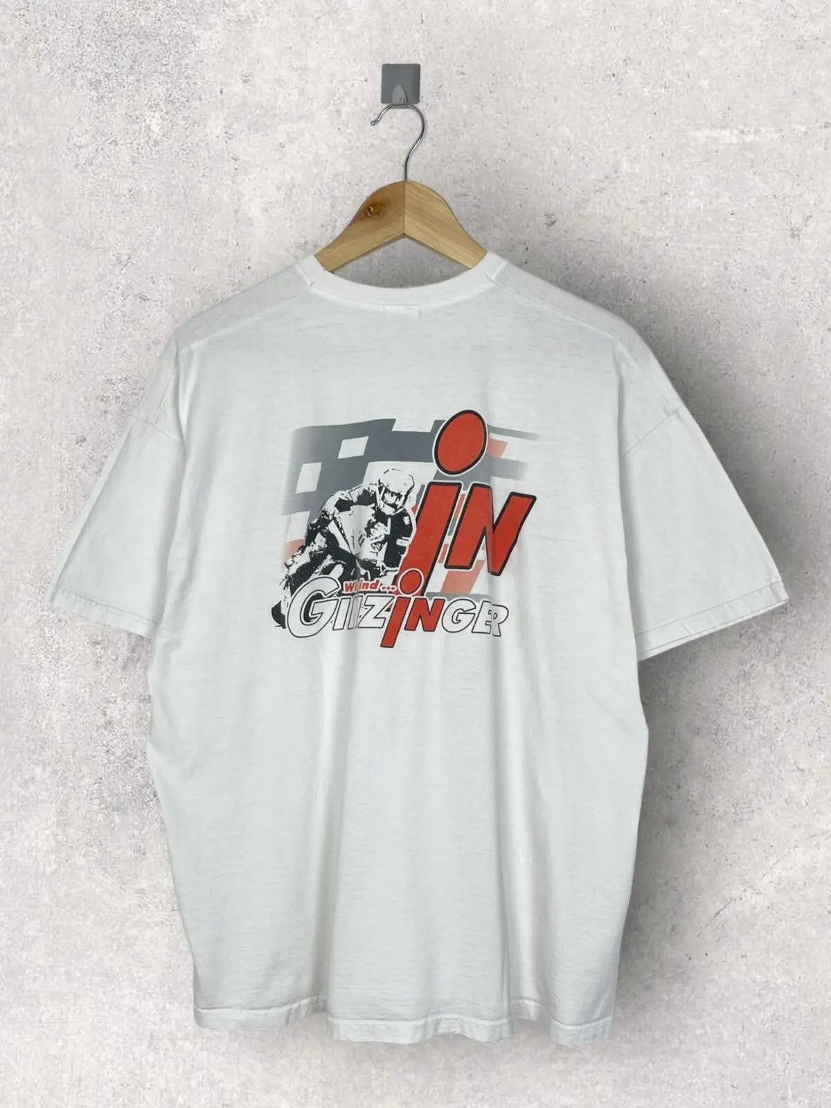 Band Tees Vintage Y2k Motorcycle Racing Gilzinger Tee Size US XL / EU 56 / 4 - 2 Thumbnail