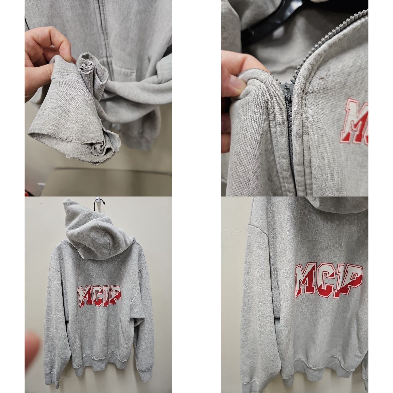 Vintage VINTAGE Camber Hoodie Mens L Gray Full Zip Heavyweight Pocketed Sweatshirt Size US L / EU 52-54 / 3 - 8 Thumbnail