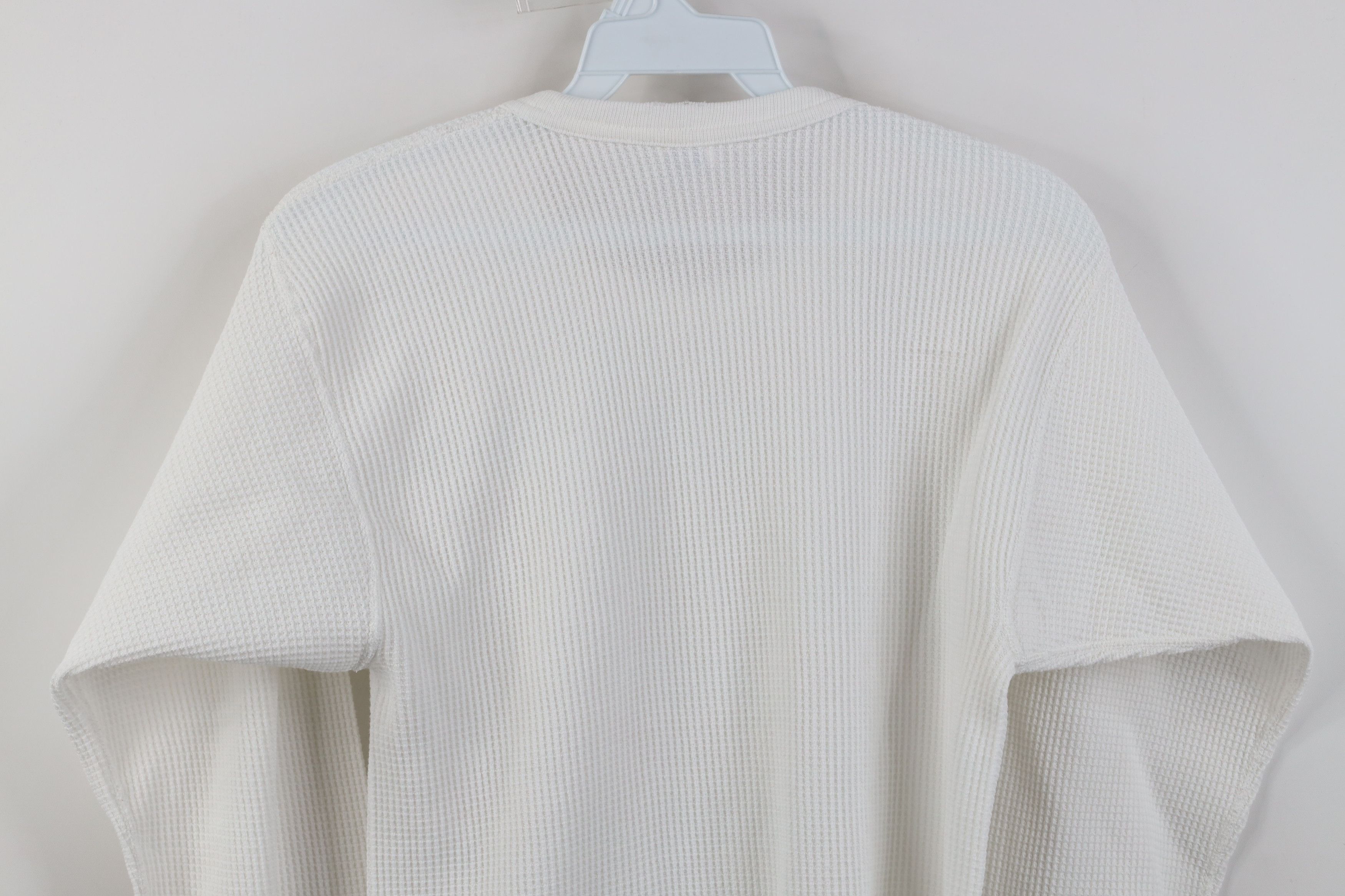 Vintage Vintage 90s Streetwear Waffle Knit Long Sleeve T-Shirt USA Size US XL / EU 56 / 4 - 11 Thumbnail