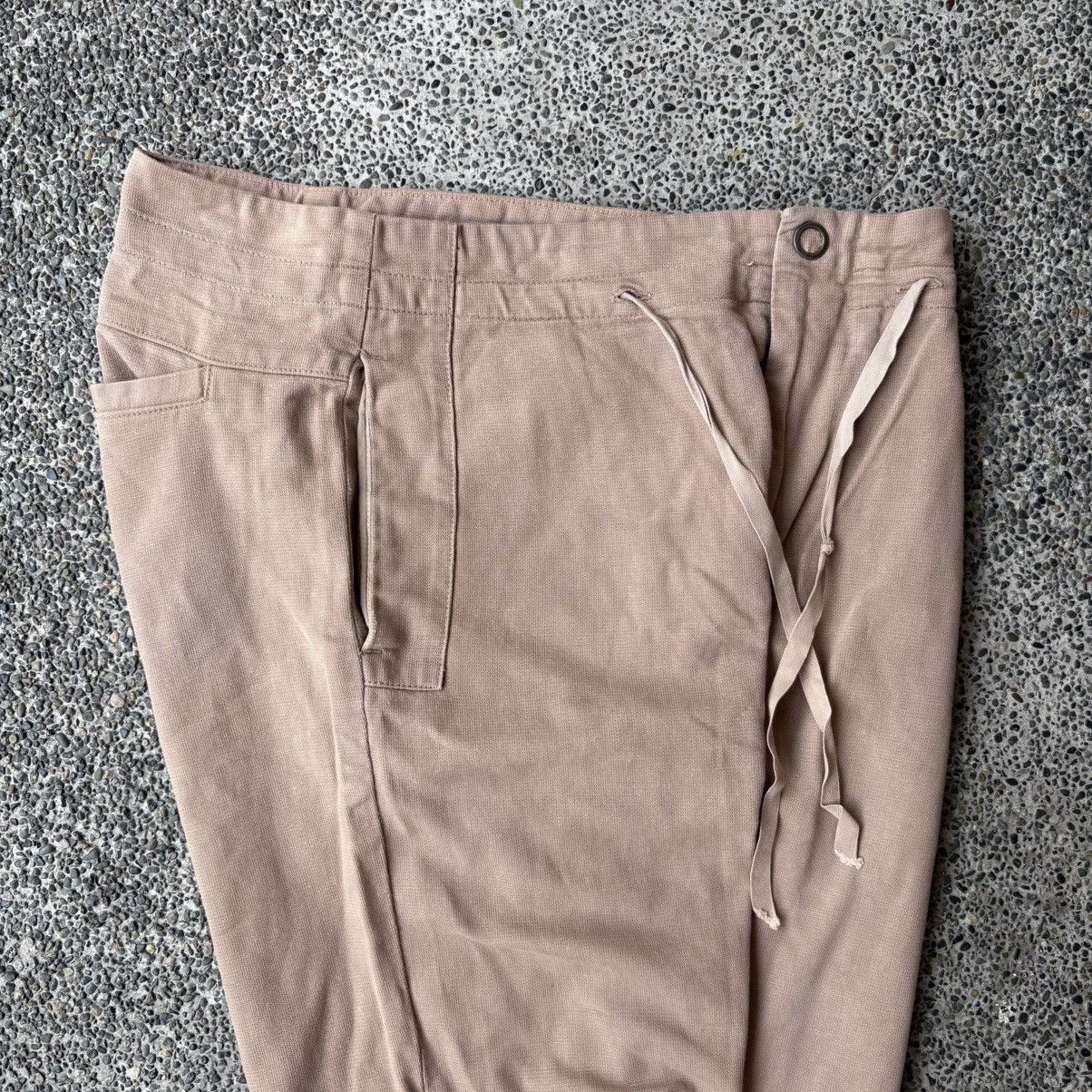 MM6 MM6 Maison Margiela Brown Cotton Trousers Size 30" / US 8 / IT 44 - 2 Thumbnail