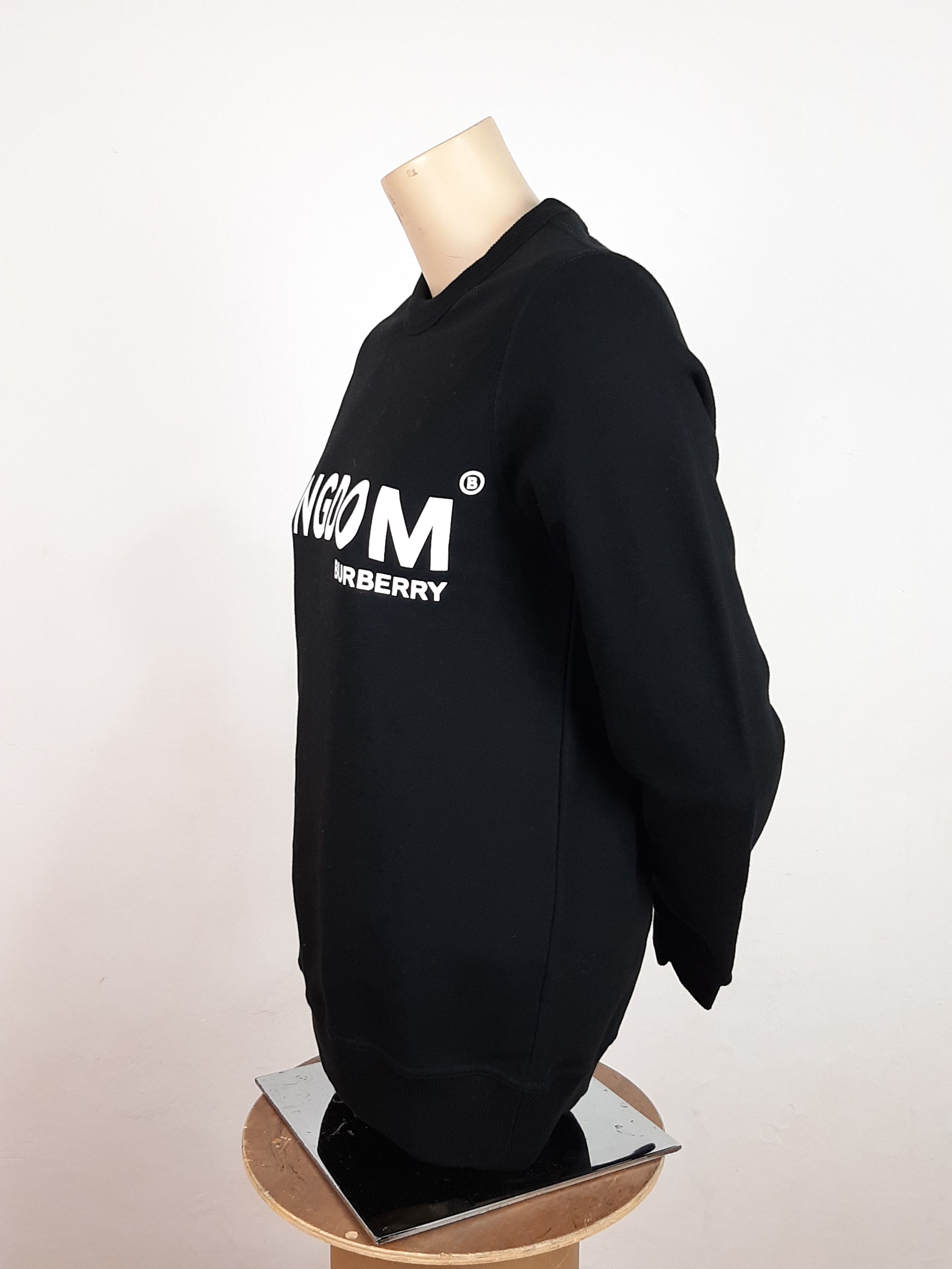 Burberry Burberry Kingdom Print Sweatshirt Crew Black XS Women's Size XS / US 0-2 / IT 36-38 - 3 Thumbnail