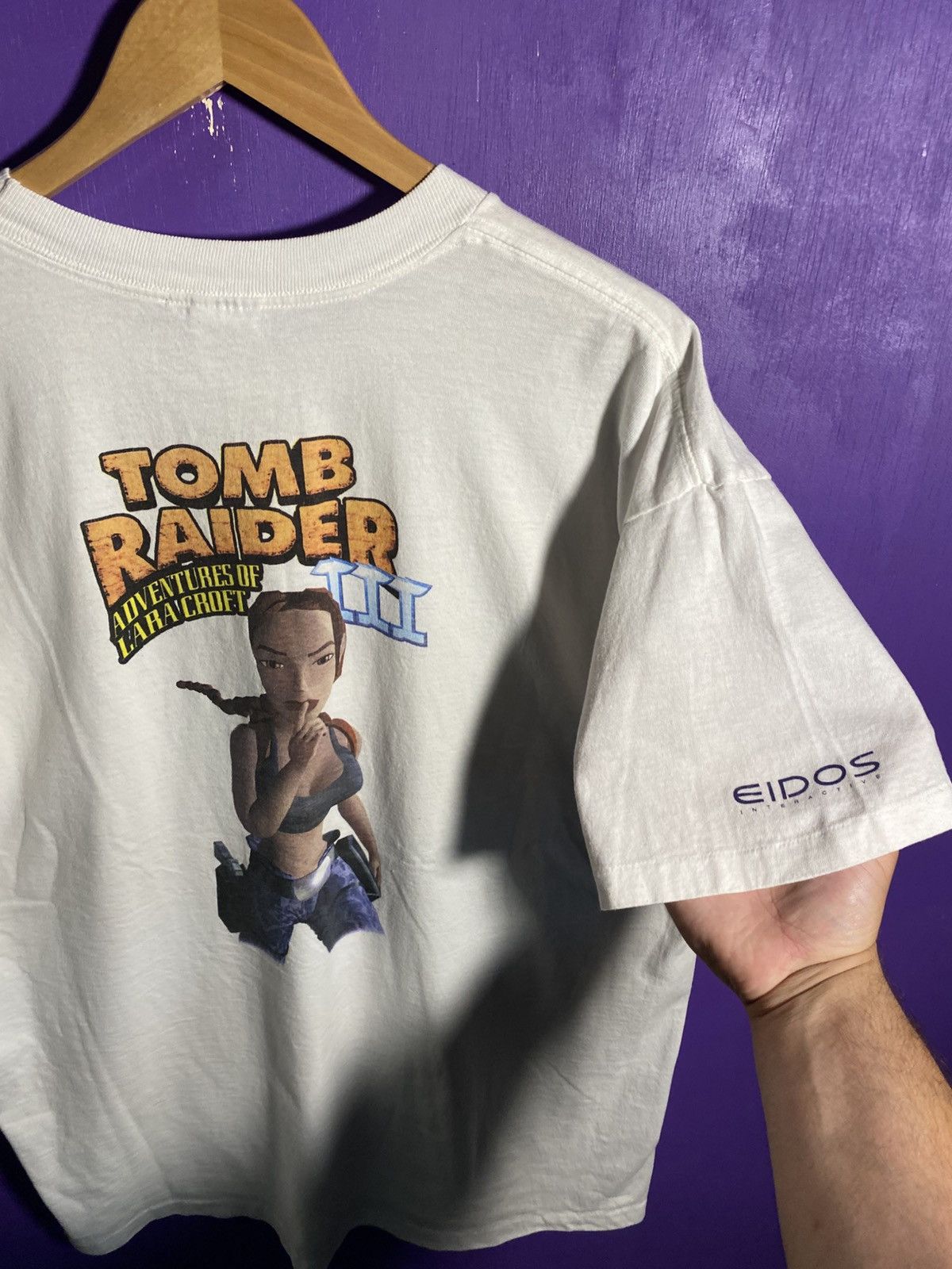 Other Vintage 90s Tomb Raider 3 video game t-shirt Size US XL / EU 56 / 4 - 3 Thumbnail