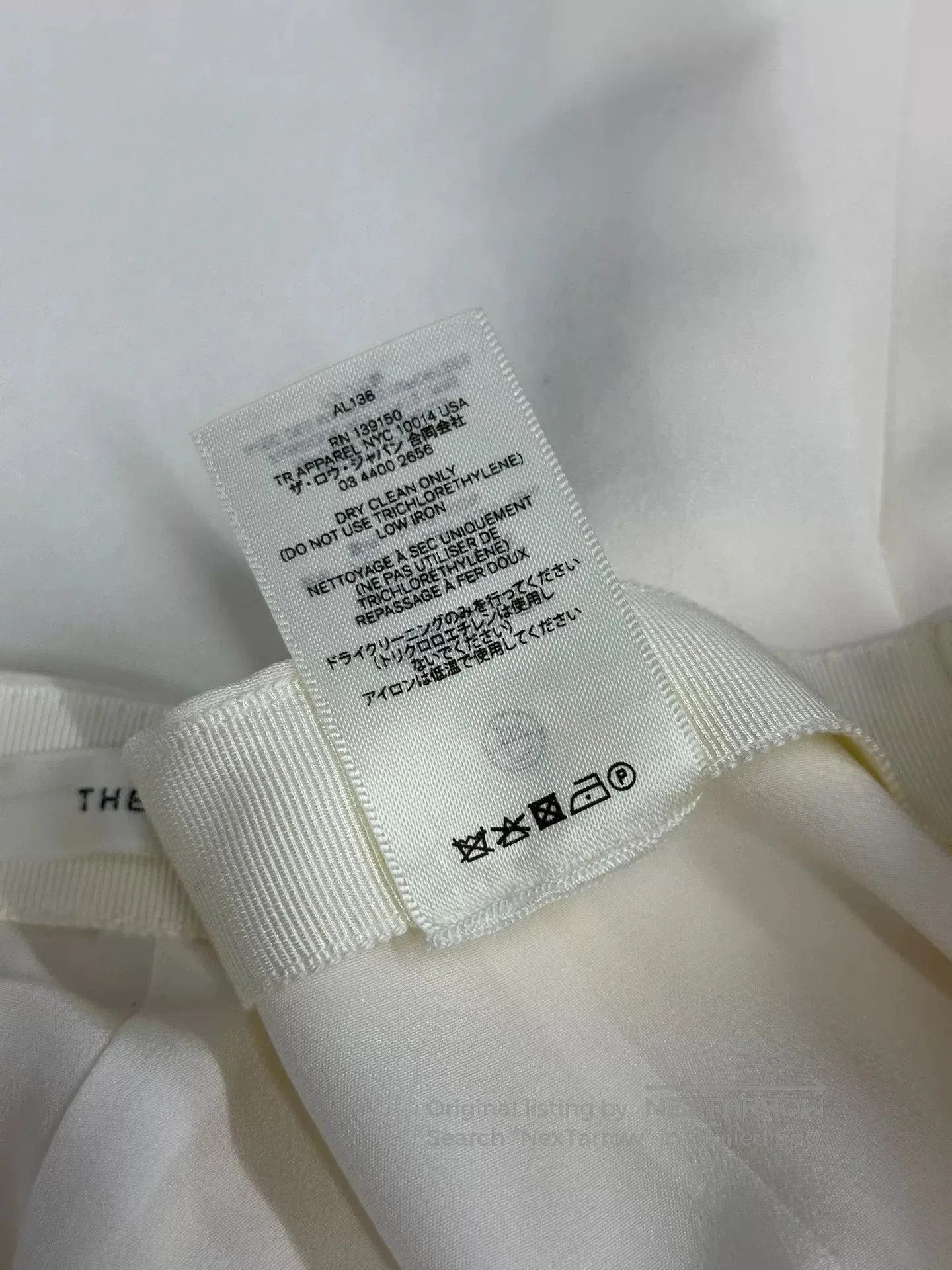 The Row The Row White Wide-Leg Casual Pants. Size US 26 / EU 42 - 5 Thumbnail