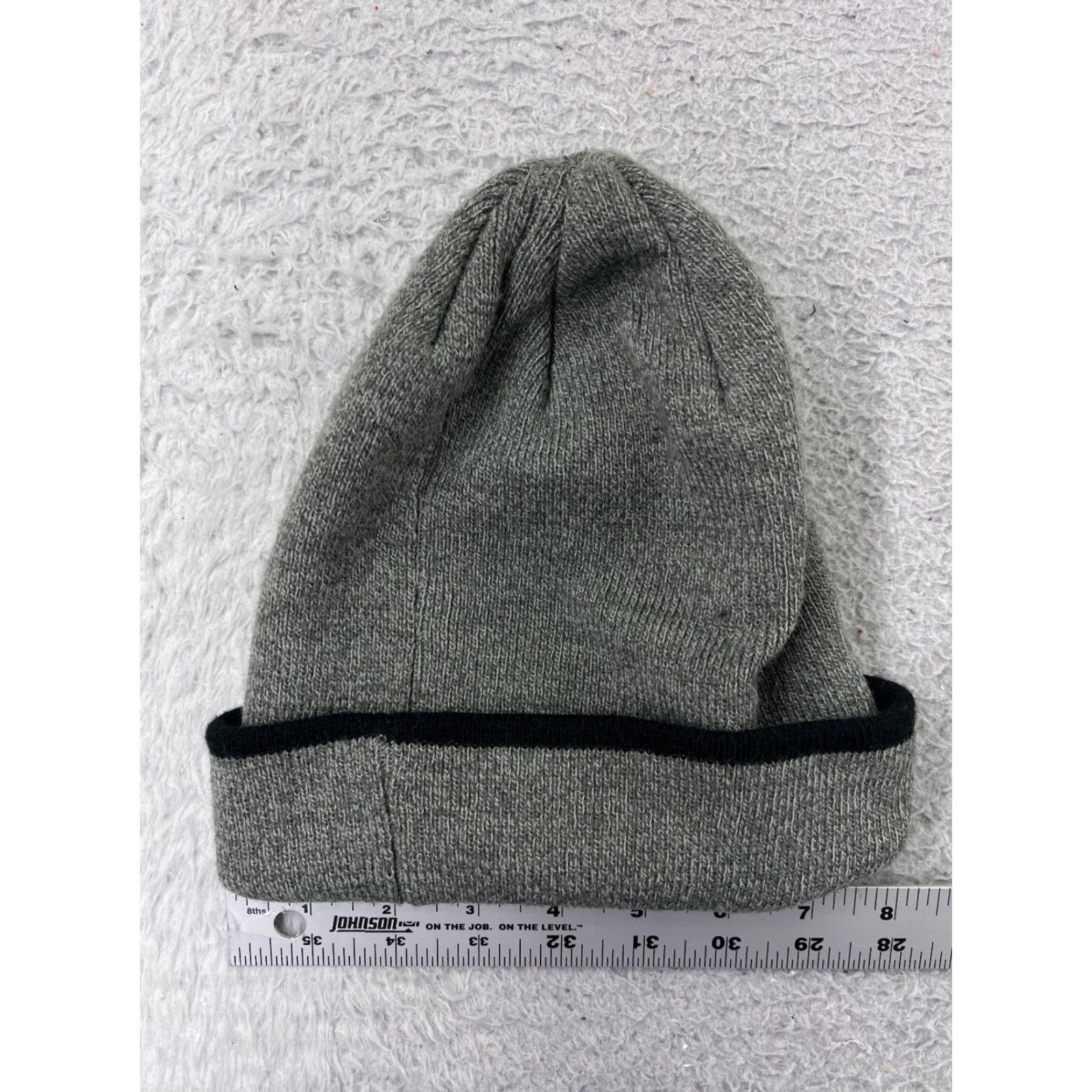 Levi's Levi's Beanie Adult One Size Gray Knit Embroidered Acrylic Ski Winter Snow Hat Cap Unisex Mens Womens Size ONE SIZE - 3 Thumbnail