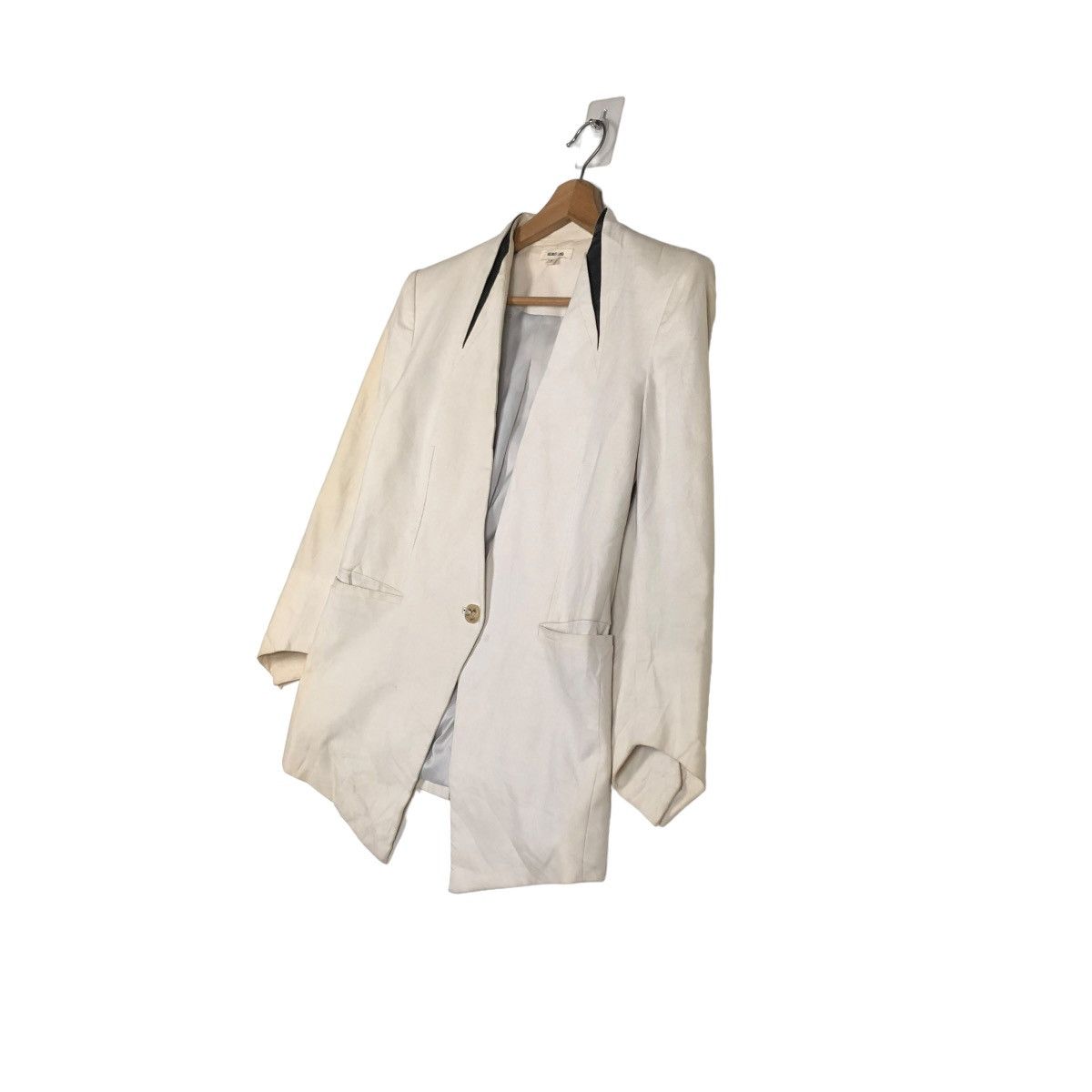 Helmut Lang 🔥VINTAGE CROPPED BIKER JACKET HELMUT LANG BONDAGE PARACHUTE Size US M / EU 48-50 / 2 - 4 Thumbnail