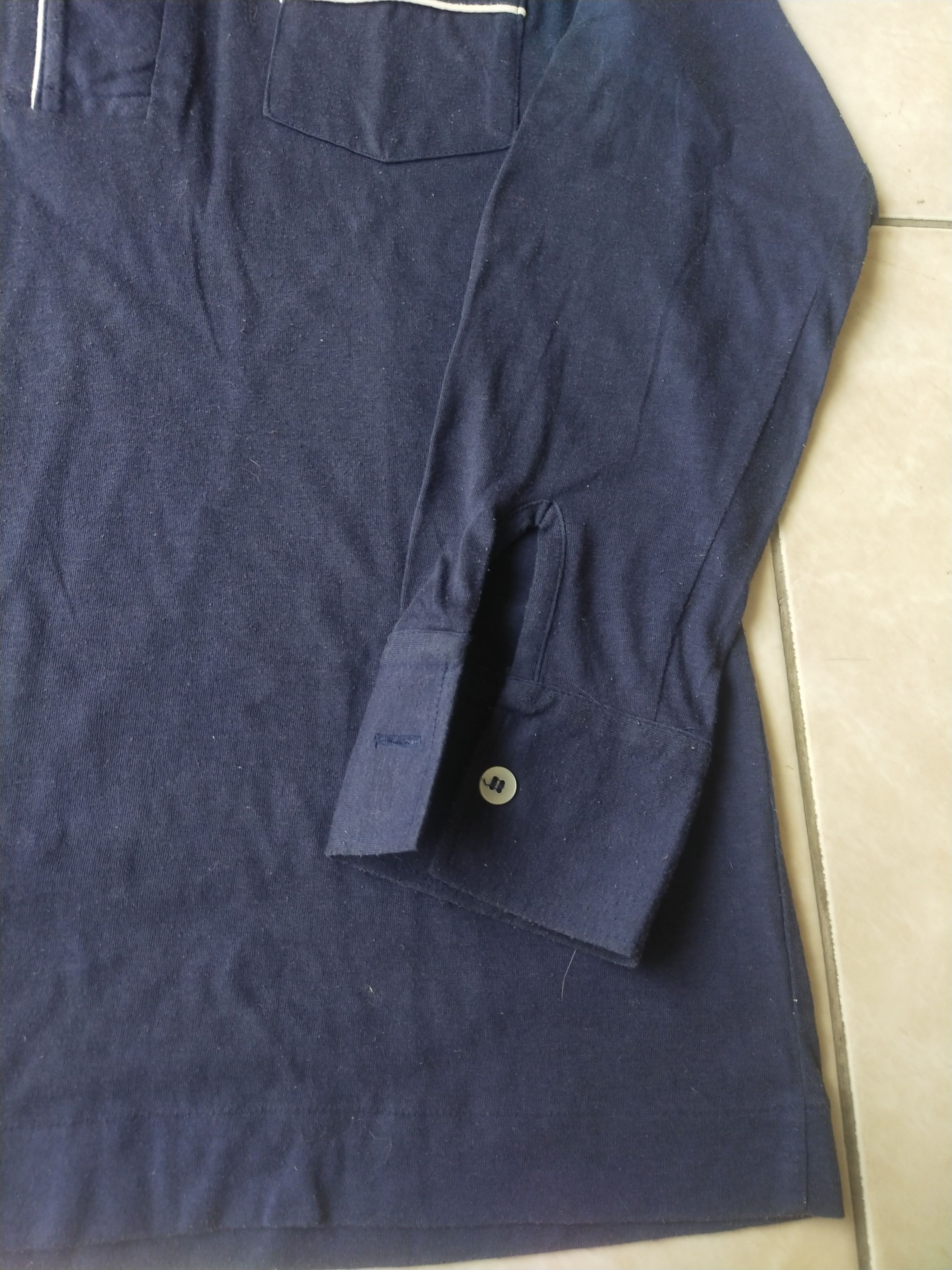 RENOWN 80's Vintage John Bull x Renown Navy Knit Pullover Shirt Size US M / EU 48-50 / 2 - 3 Thumbnail
