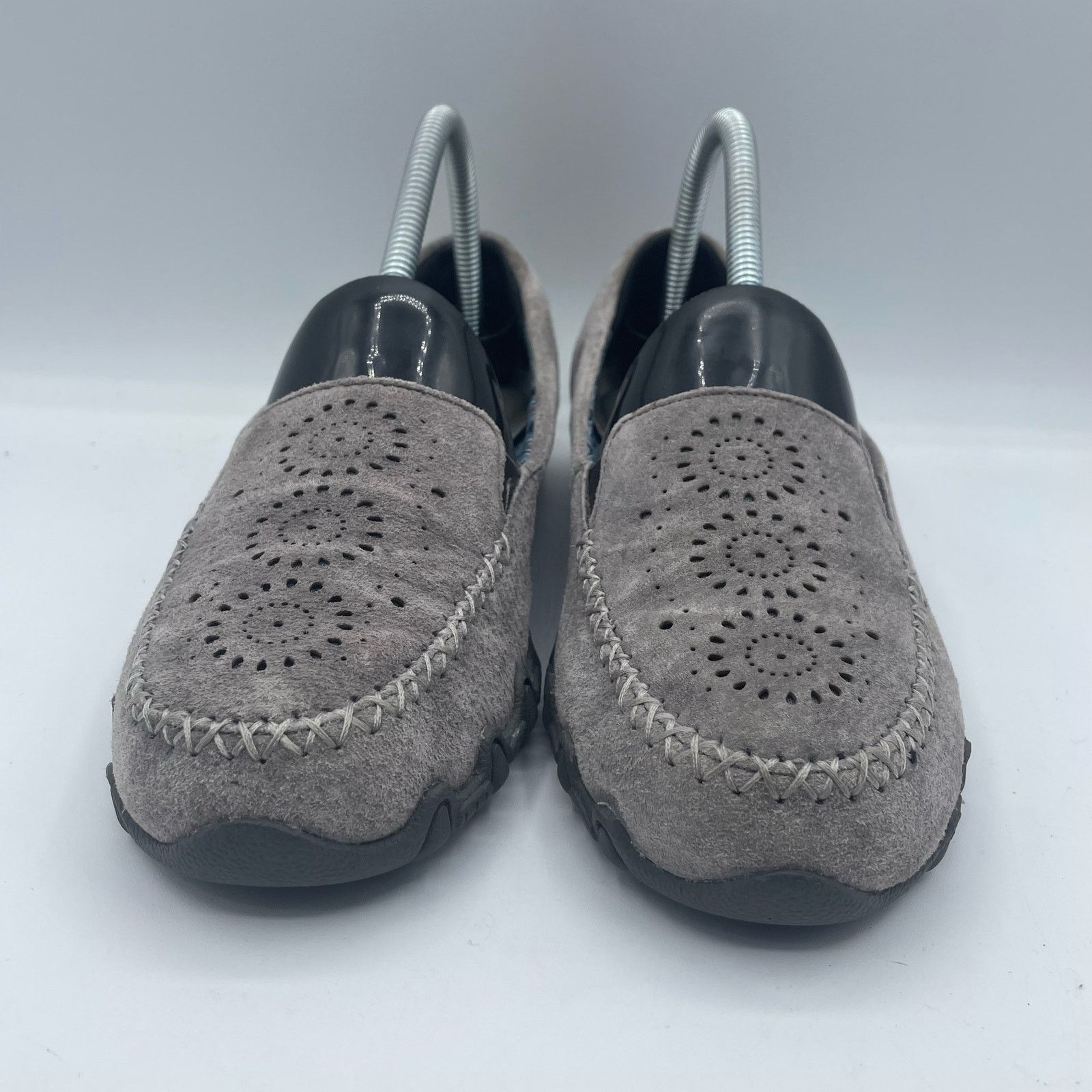 SKECHERS Skechers Relaxed Bikers Traffic Loafers Flats Charcoal 7.5 Size US 7.5 / IT 37.5 - 3 Thumbnail