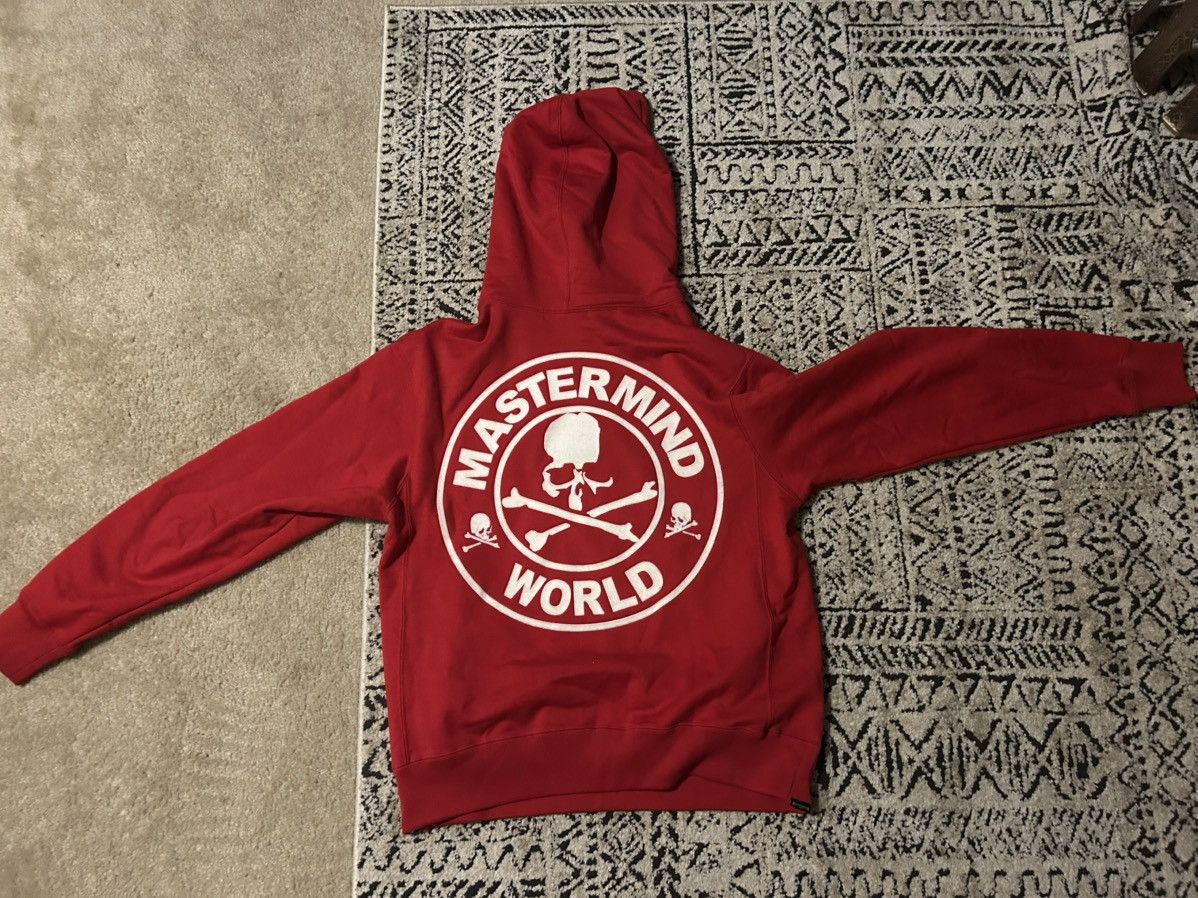 Mastermind Japan Mastermind Japan "World" Red Hoodie Brand: Mastermind Japan Size US M / EU 48-50 / 2 - 2 Thumbnail