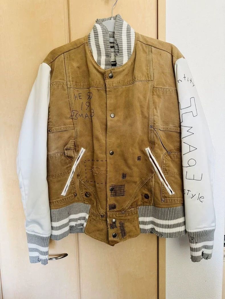 Greg Lauren Rebuild Bomber Jacket-dmc
