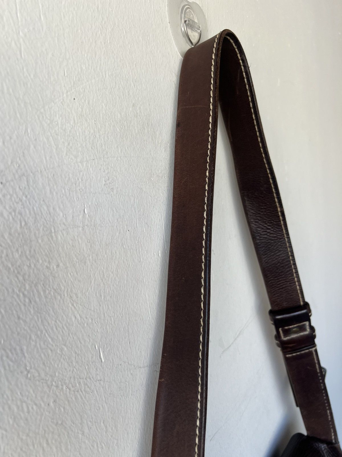 Leather Genten Japan Patina Solid Leather Messenger Bag Size ONE SIZE - 23 Thumbnail