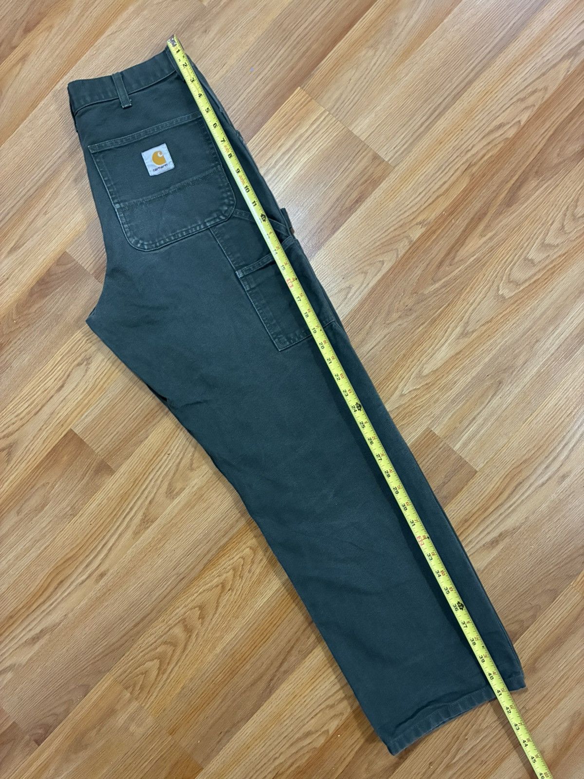 Carhartt Wip 31x32 Carhartt WIP Double Knee Stone Washed Canvas Pant Fade Size US 31 - 18 Thumbnail