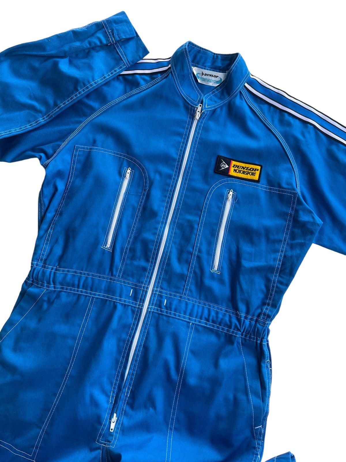 Dunlop Vintage Dunlop Motorsport Racing Tsunagi Jumpsuit Coverall Size US L / EU 52-54 / 3 - 3 Thumbnail
