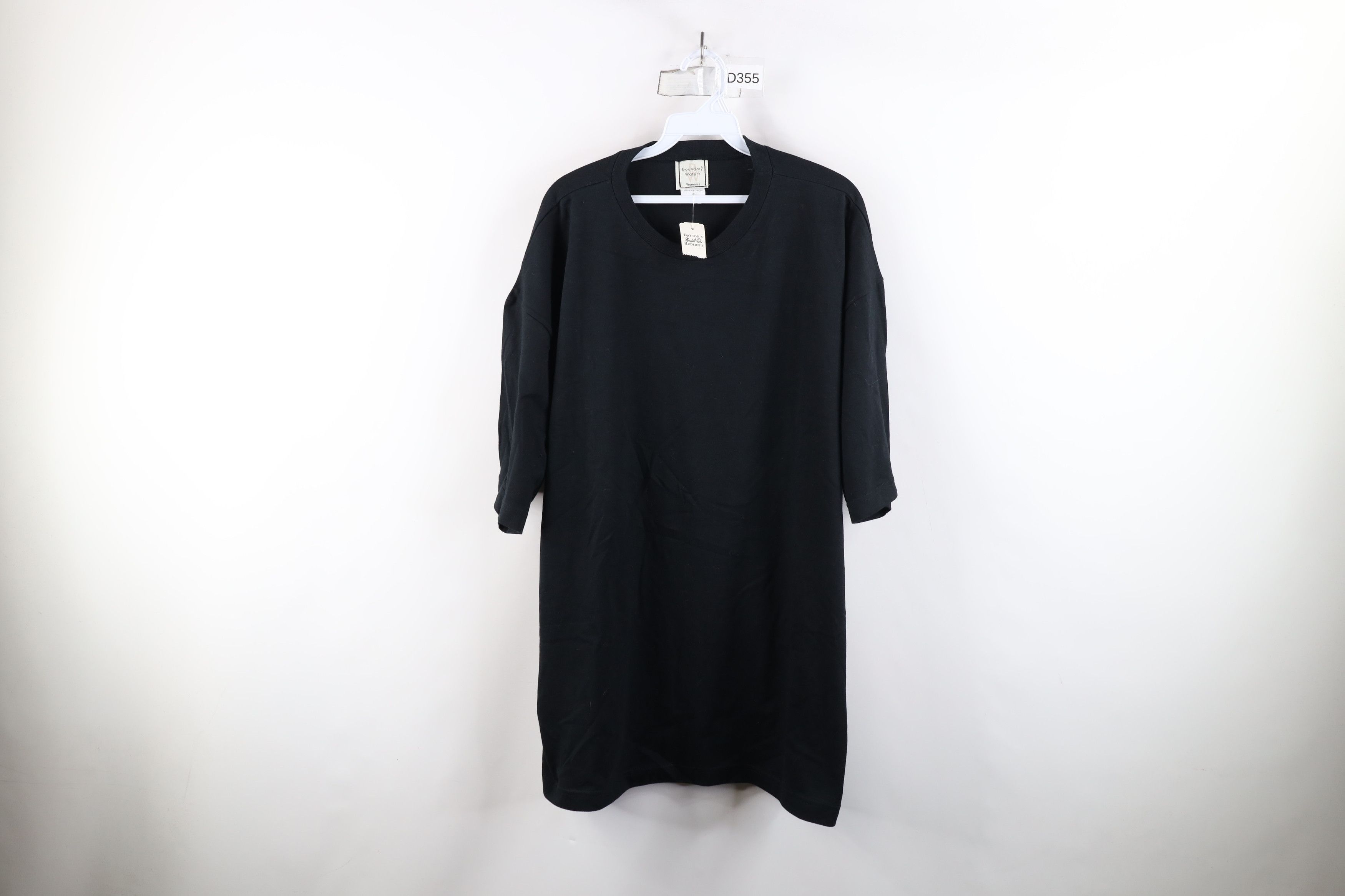 Vintage Deadstock Vintage 90s Streetwear Short Sleeve T-Shirt Black Size 3XL / US 20-22 - 1 Thumbnail
