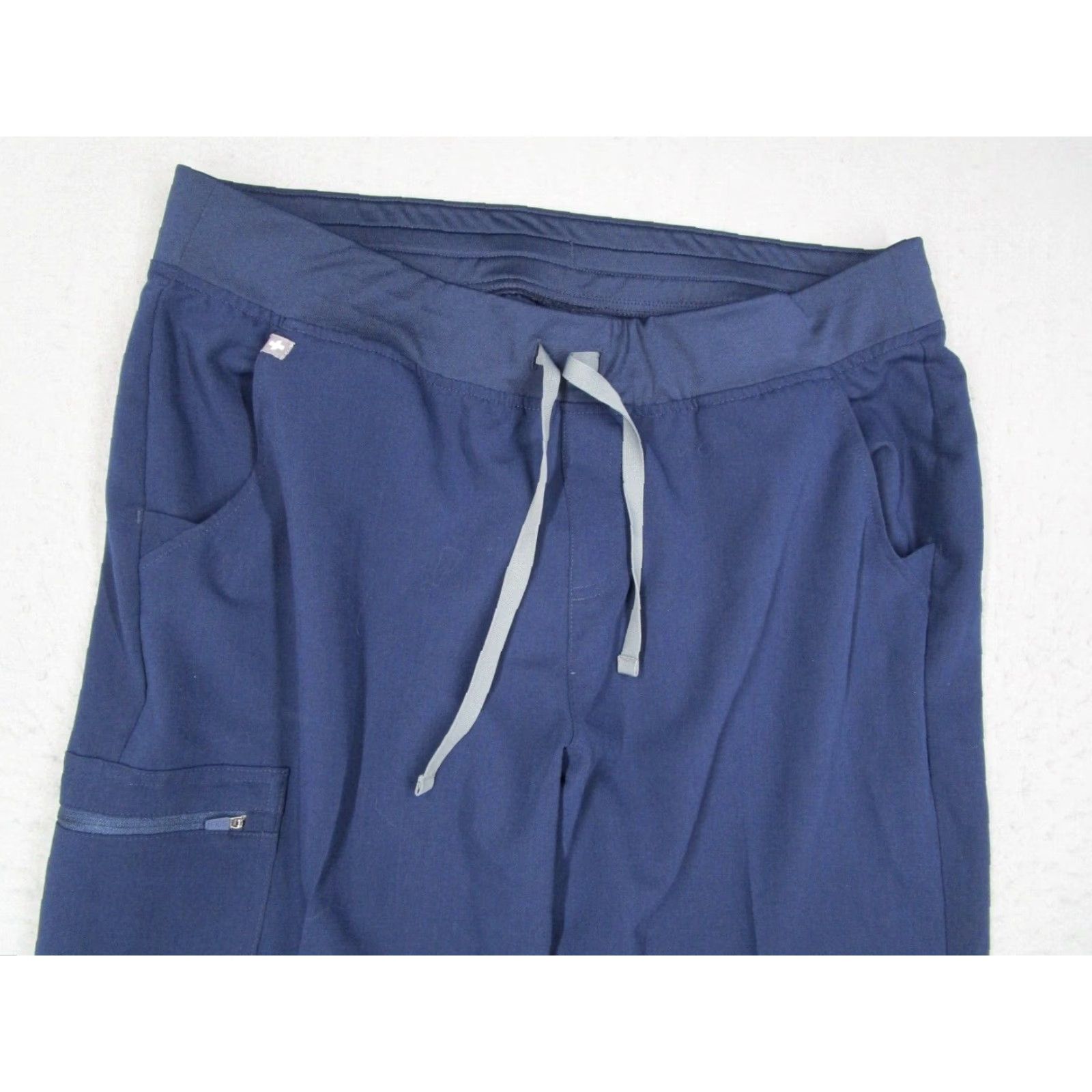 Vintage Figs Jogger Women Extra Large Tall Blue Zamora Technical Scrub W18SW2005T 34x31 Size 40" / US 18 - 2 Thumbnail