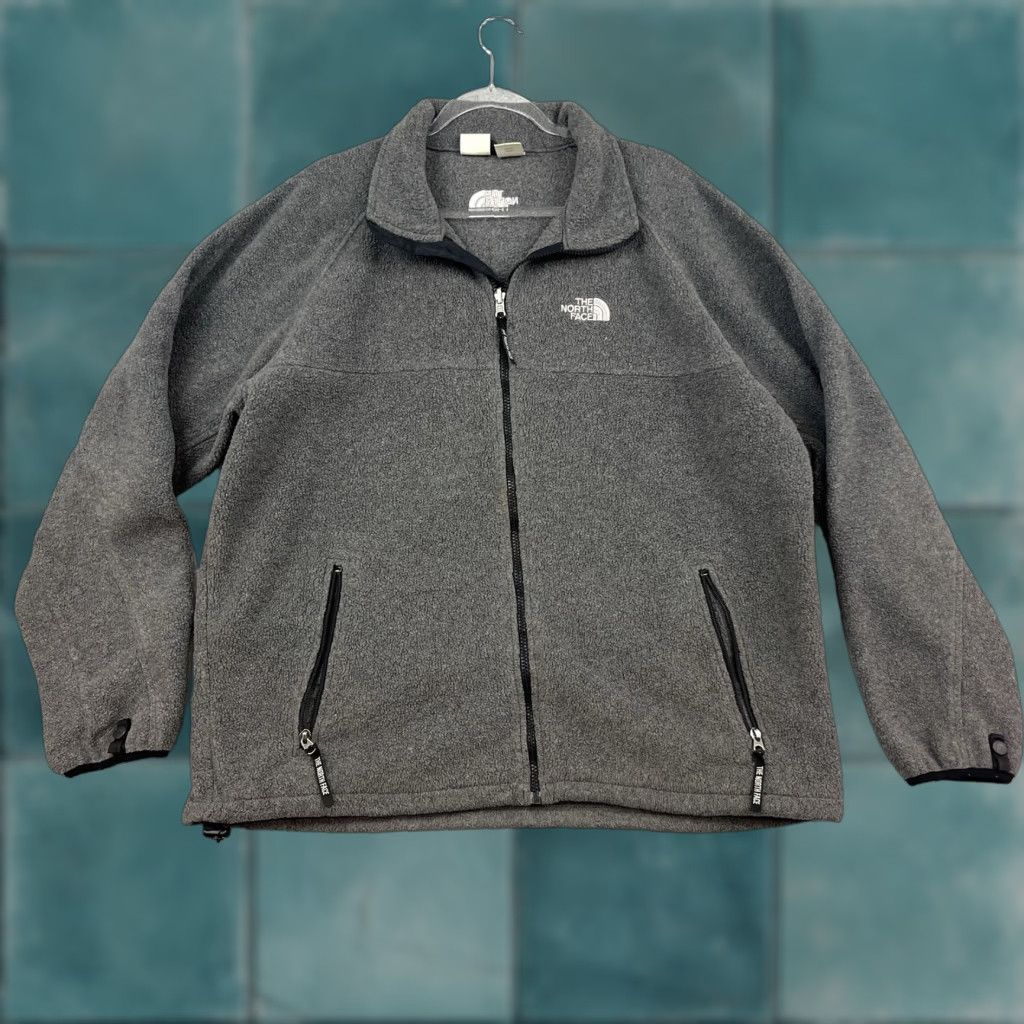 The North Face VINTAGE The North Face Fleece Jacket Mens XL Gray Full Zip Pockets Outdoor 90s Size US XL / EU 56 / 4 - 1 Thumbnail