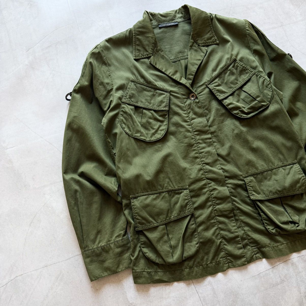 plein sud Plein Sud Jeans Military Multi-pocket Archive Vintage Jacket Size L / US 10 / IT 46 - 3 Thumbnail