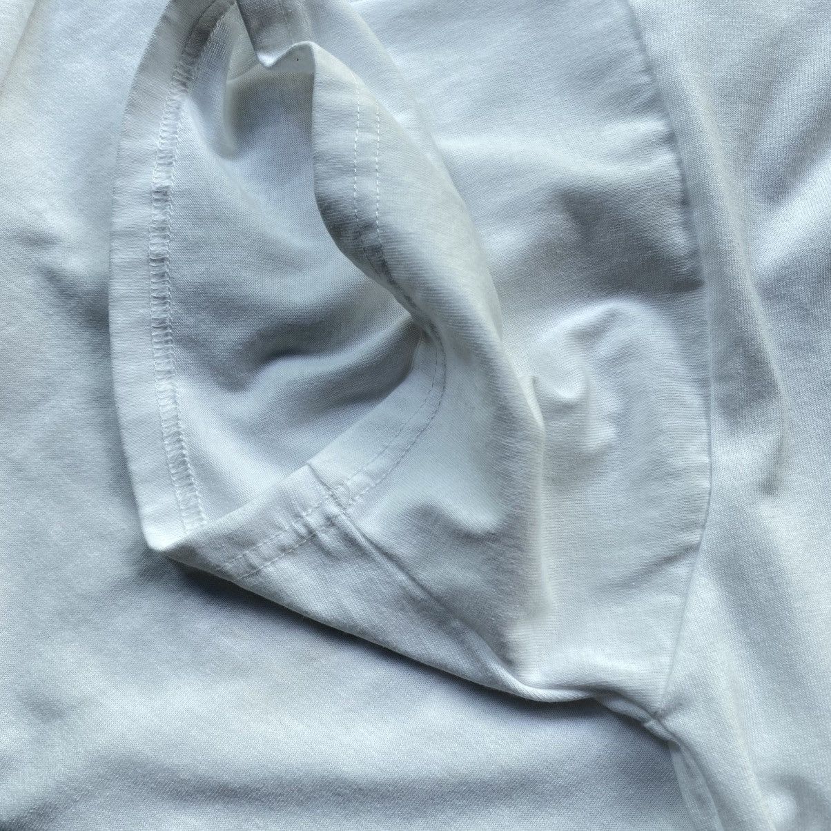 Designer × Vintage PES White Tee with Blue Logo Embroidery & Graphic Back Print Size US XXL / EU 58 / 5 - 13 Thumbnail