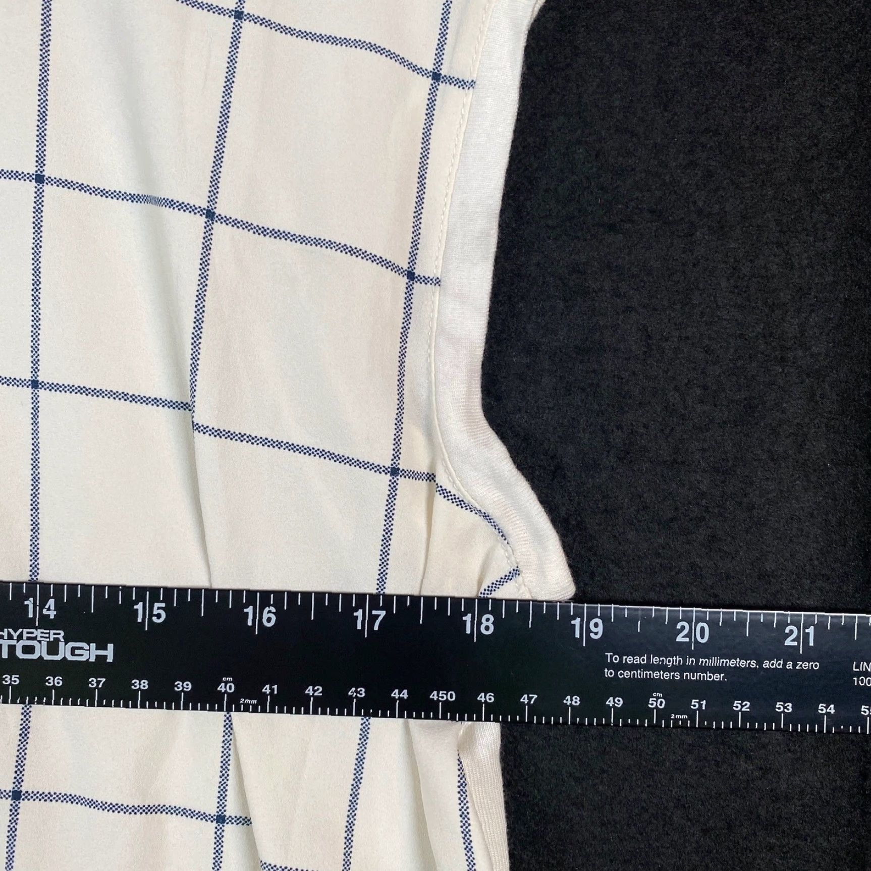 Ann Taylor VINTAGE Ann Taylor LOFT Womens Blouse White Windowpane Sleeveless Stretch Small Size S / US 4 / IT 40 - 7 Thumbnail