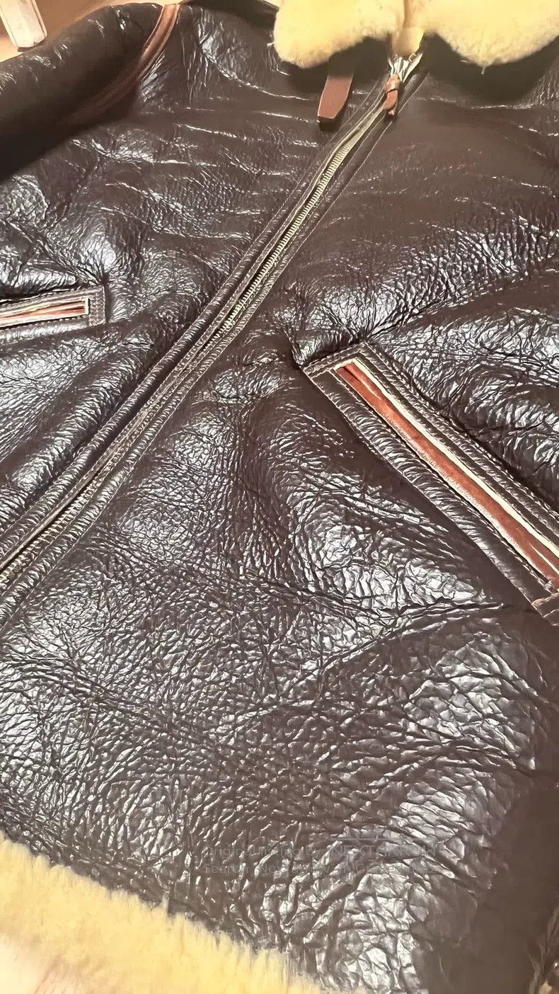 The Real McCoy's The Real McCoys B6 fur one-piece flight jacket Size US M / EU 48-50 / 2 - 2 Thumbnail