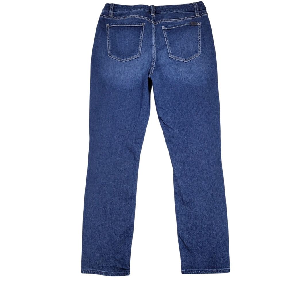 Jennifer Lopez Seven For All Mankind Jen7 Women's Medium Wash Blue Ankle Sk Size 30" / US 8 / IT 44 - 6 Thumbnail