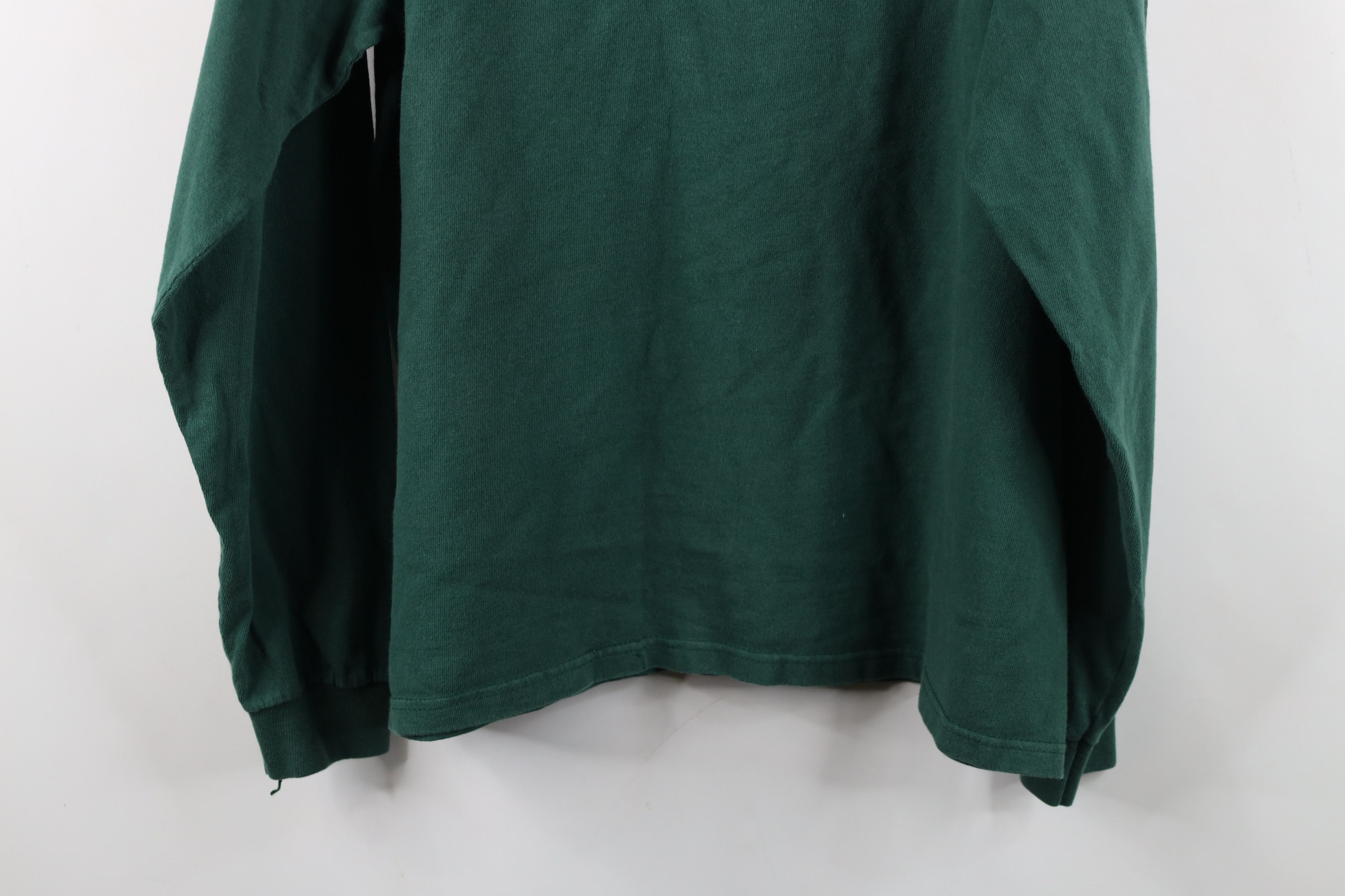 Vintage Vintage 90s Streetwear Mock Neck Long Sleeve T-Shirt Cotton Size US L / EU 52-54 / 3 - 13 Thumbnail
