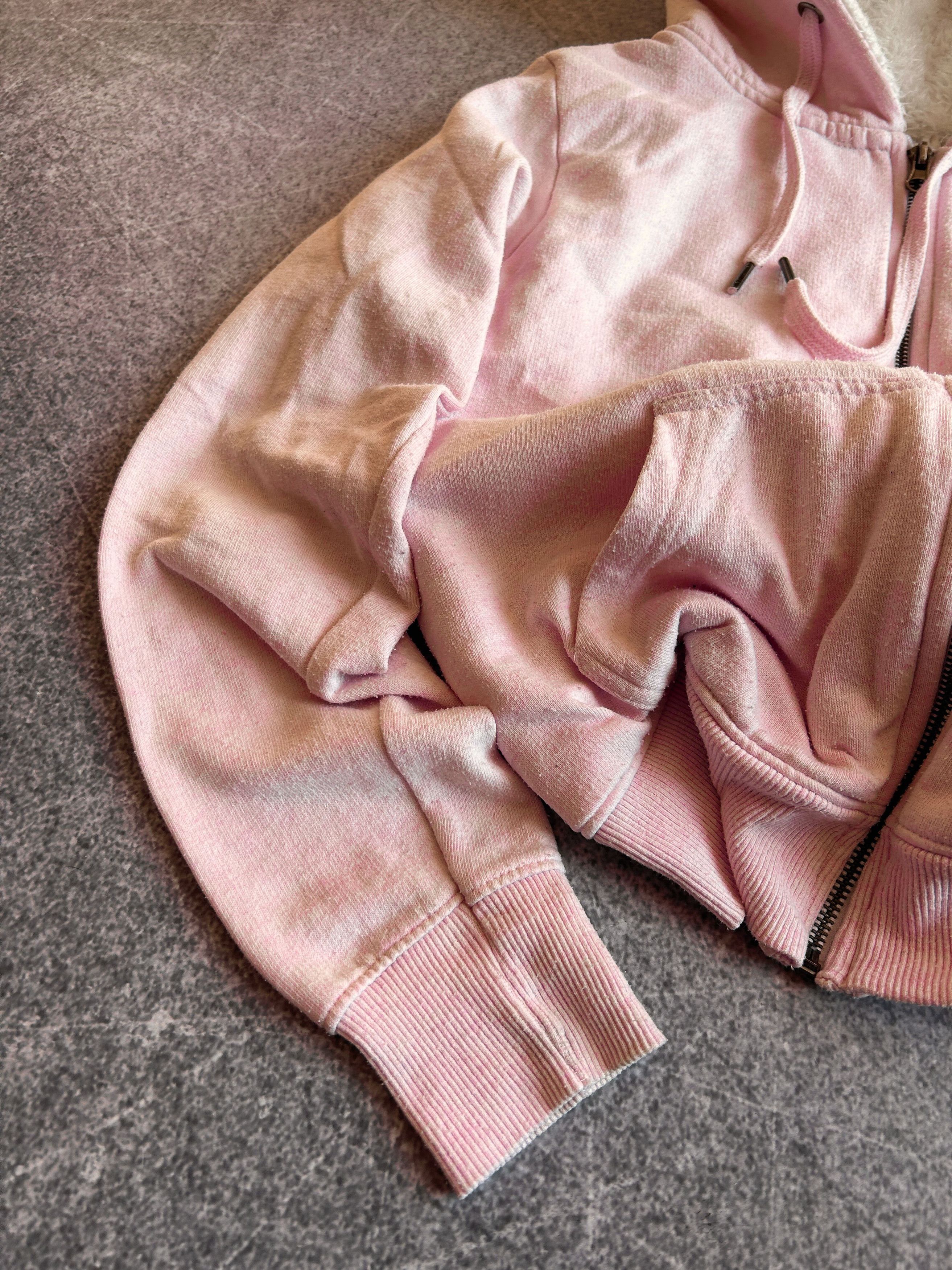 Japanese Brand VTG If Six Was Nine Style Japanese Pink Fur Mohair Hoodie Y2 Size US XS / EU 42 / 0 - 2 Thumbnail