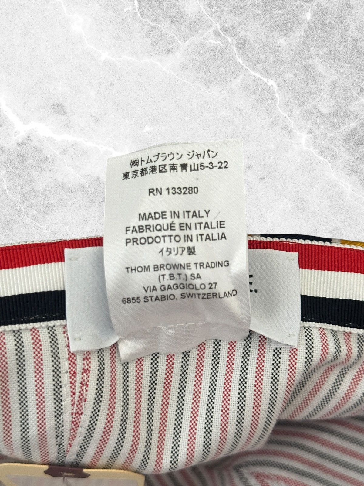 Thom Browne Thom Browne Tie Cap Size ONE SIZE - 13 Thumbnail