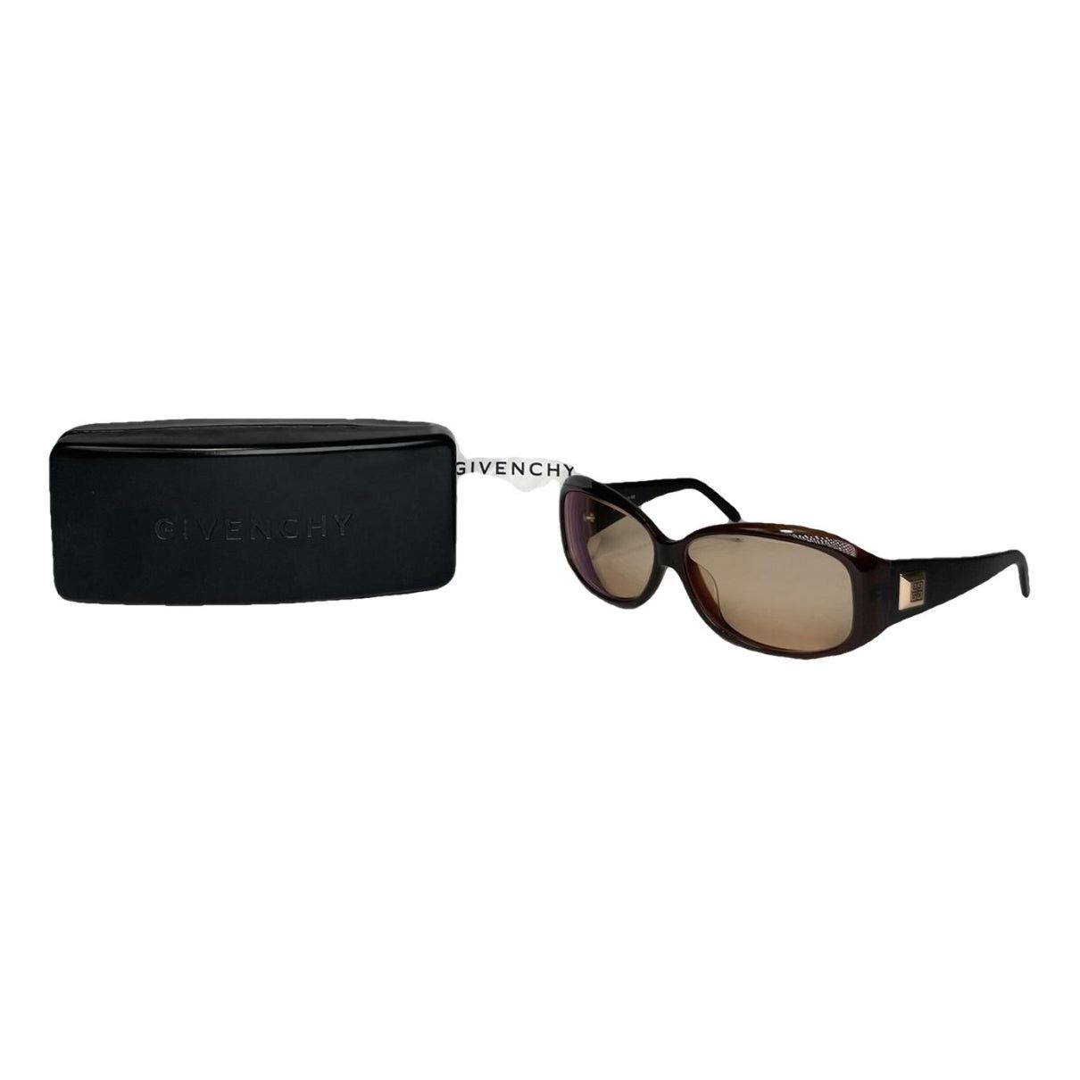 Givenchy Brown Plastic Sunglasses Size ONE SIZE - 1 Thumbnail