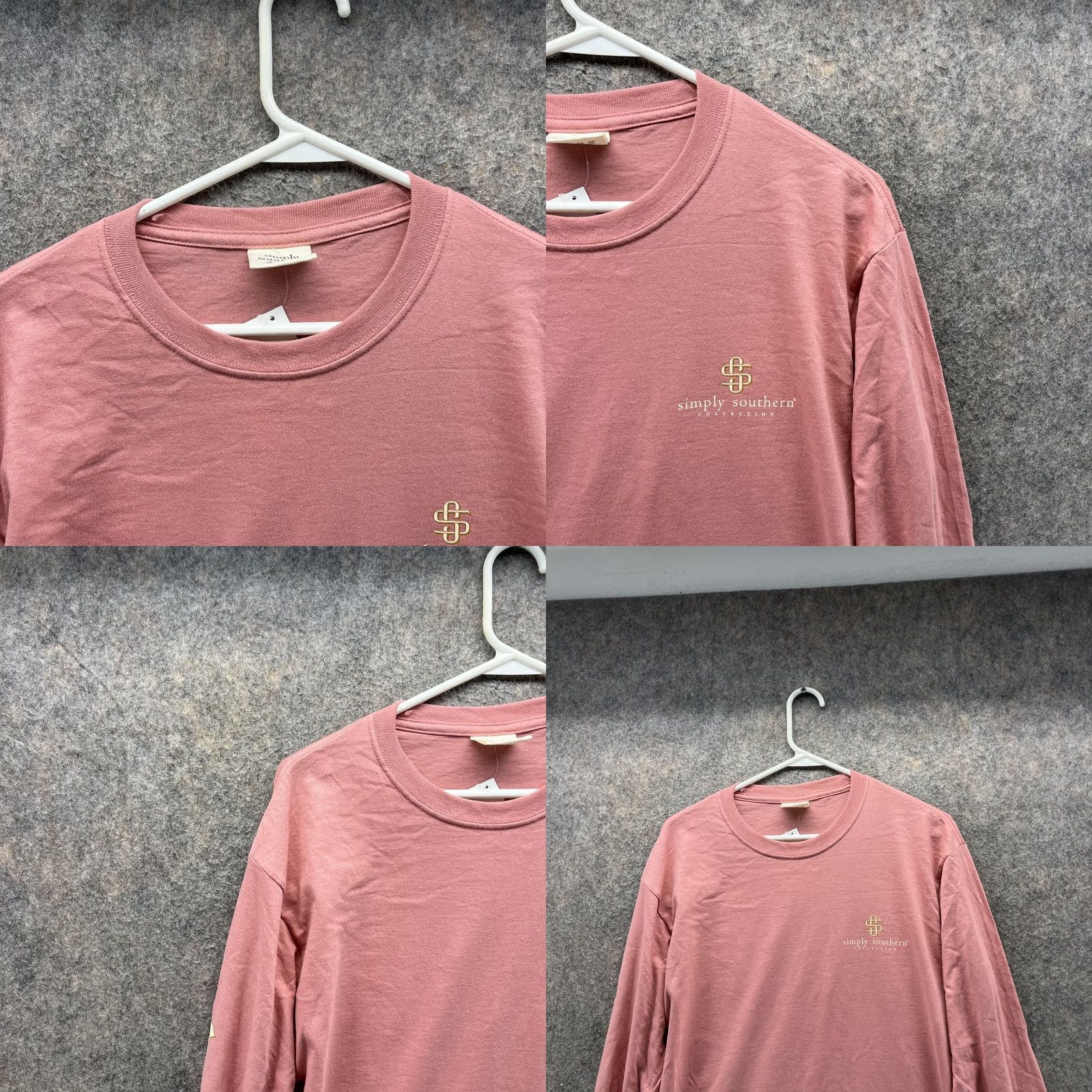 Pinko Simply Southern Shirt Men Medium Adult Pink Crewneck Long Sleeve Size US M / EU 48-50 / 2 - 8 Thumbnail