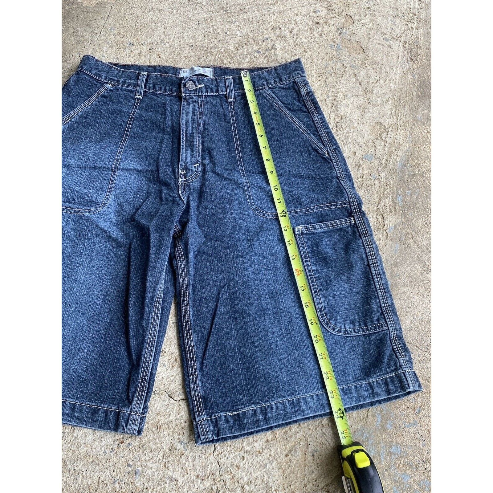 Levi's Vintage LEVIS Carpenter Jean Jorts 33 Denim Baggy Shorts Size US 33 - 9 Thumbnail