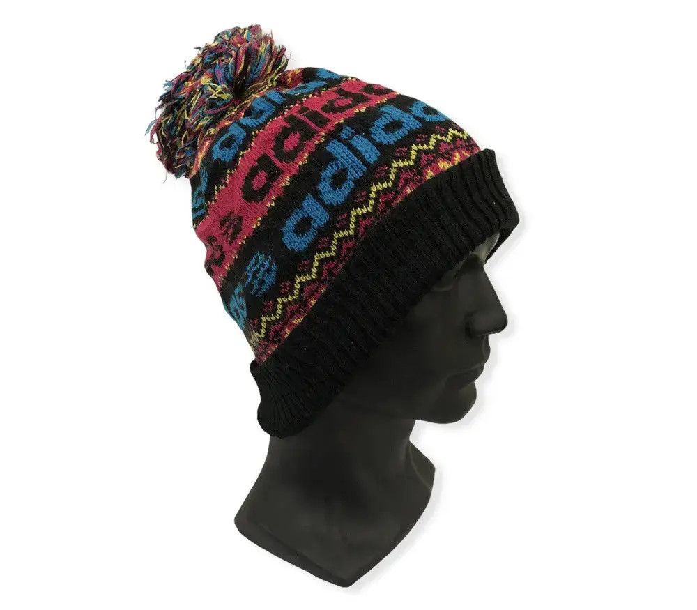 Adidas Adidas Spell Out Overprint Beanie Hat Size ONE SIZE - 1 Thumbnail