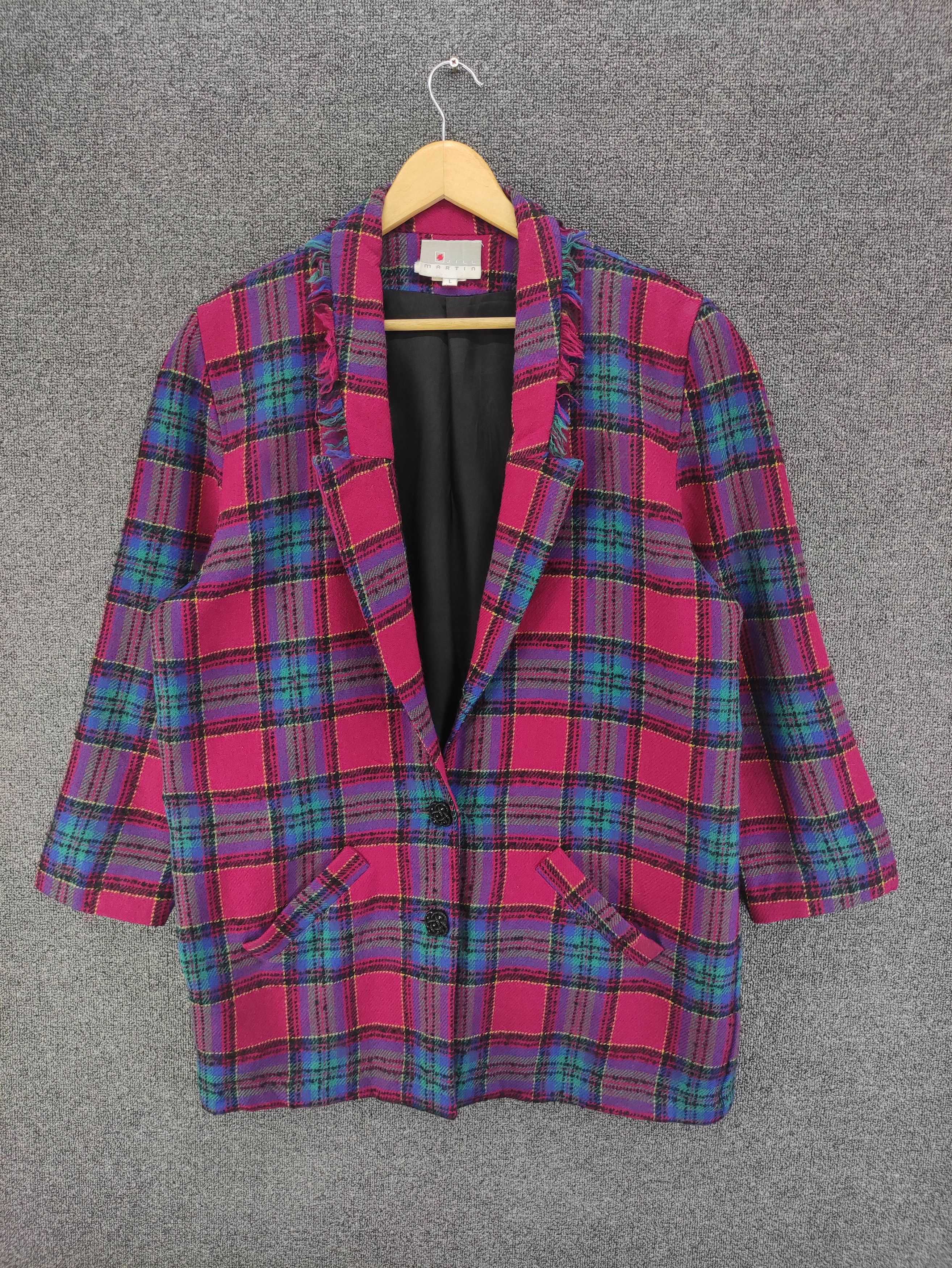 Vintage Vintage Jill Martin Wool Coat Blazer Jacket Size L / US 10 / IT 46 - 1 Thumbnail