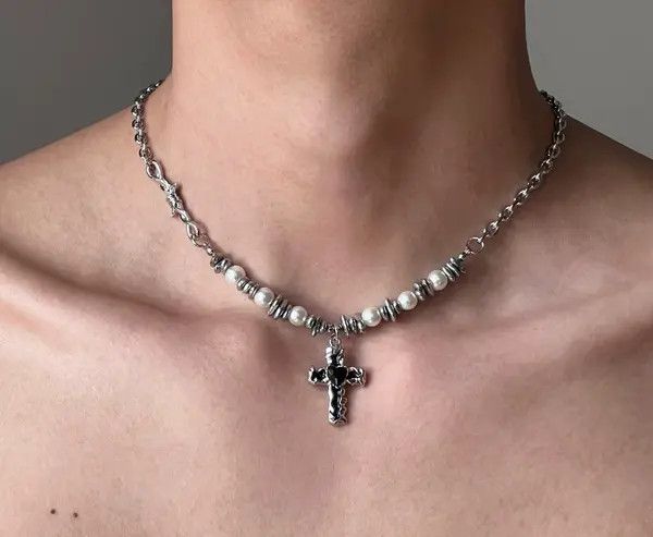 Japanese Brand Retro punk necklace Size ONE SIZE - 7 Thumbnail