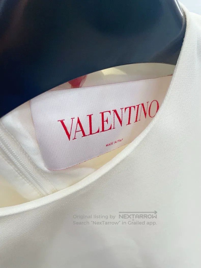 Valentino Valentino Off-white dress Size S / US 4 / IT 40 - 3 Thumbnail