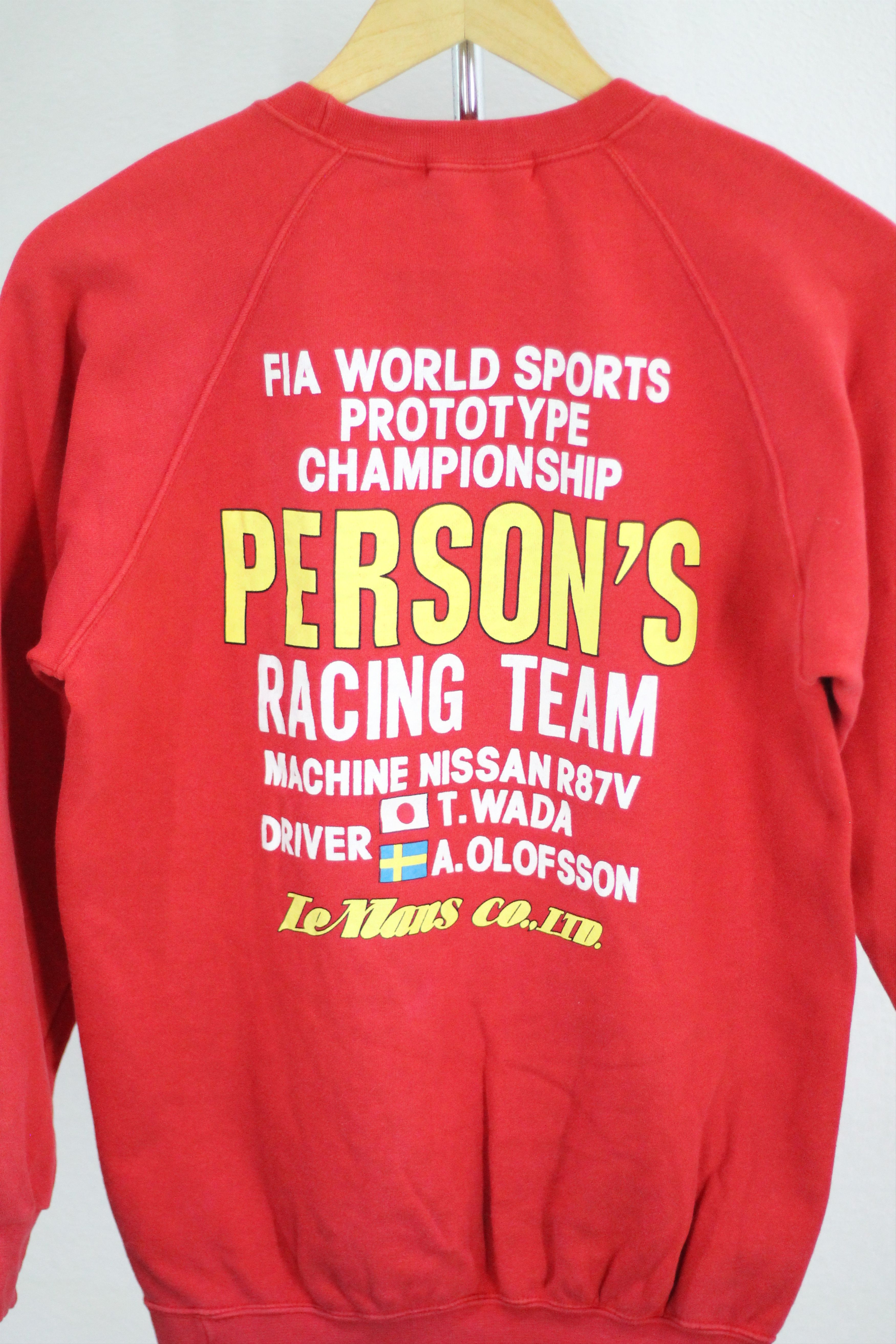 Sports Specialties × Vintage Vintage NISSAN Person's Racing Team Crewneck. Size US S / EU 44-46 / 1 - 5 Thumbnail