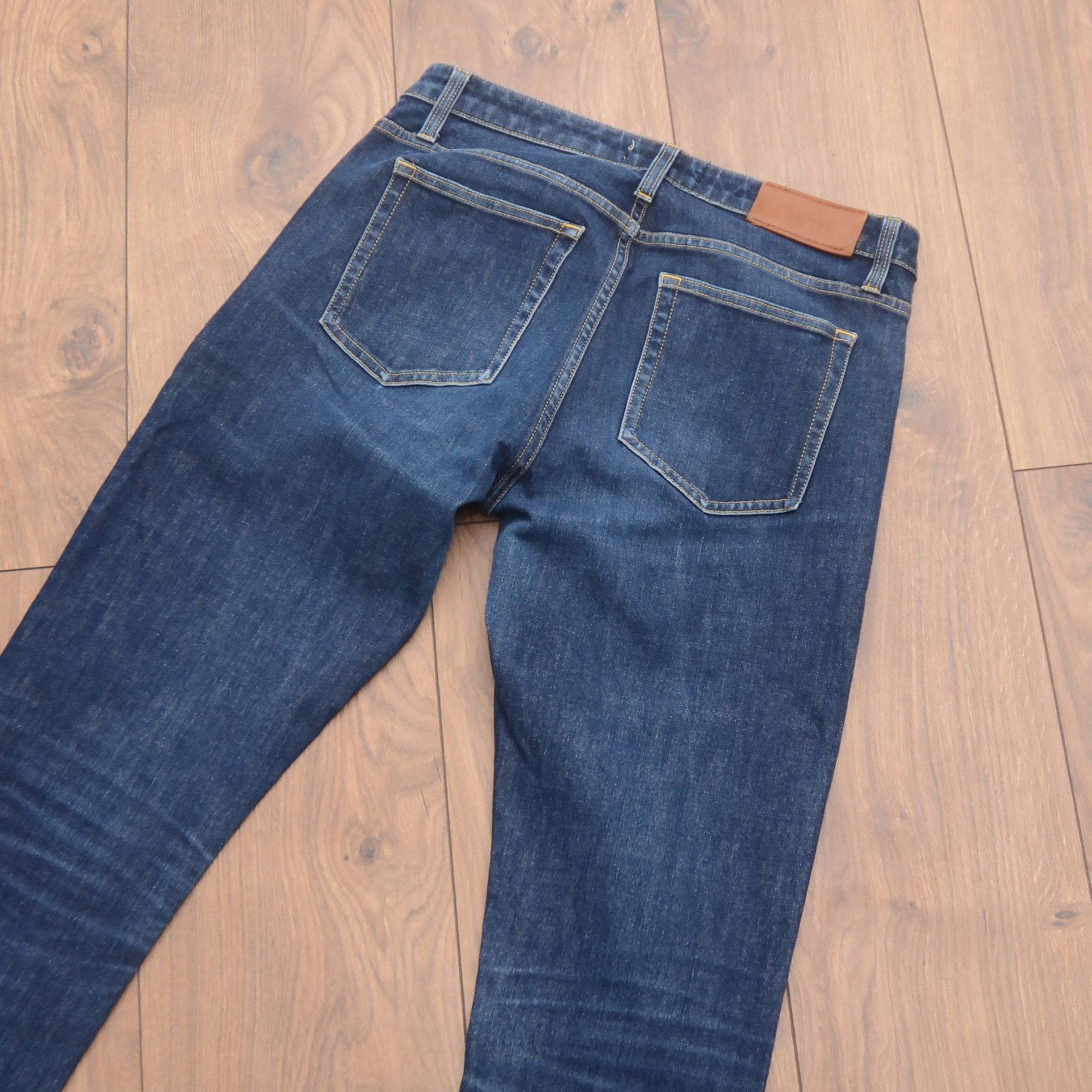 Acne Studios Acne Studios Flex S Wet Blue Denim Jeans 31x34 Stretch Size 31" - 7 Thumbnail