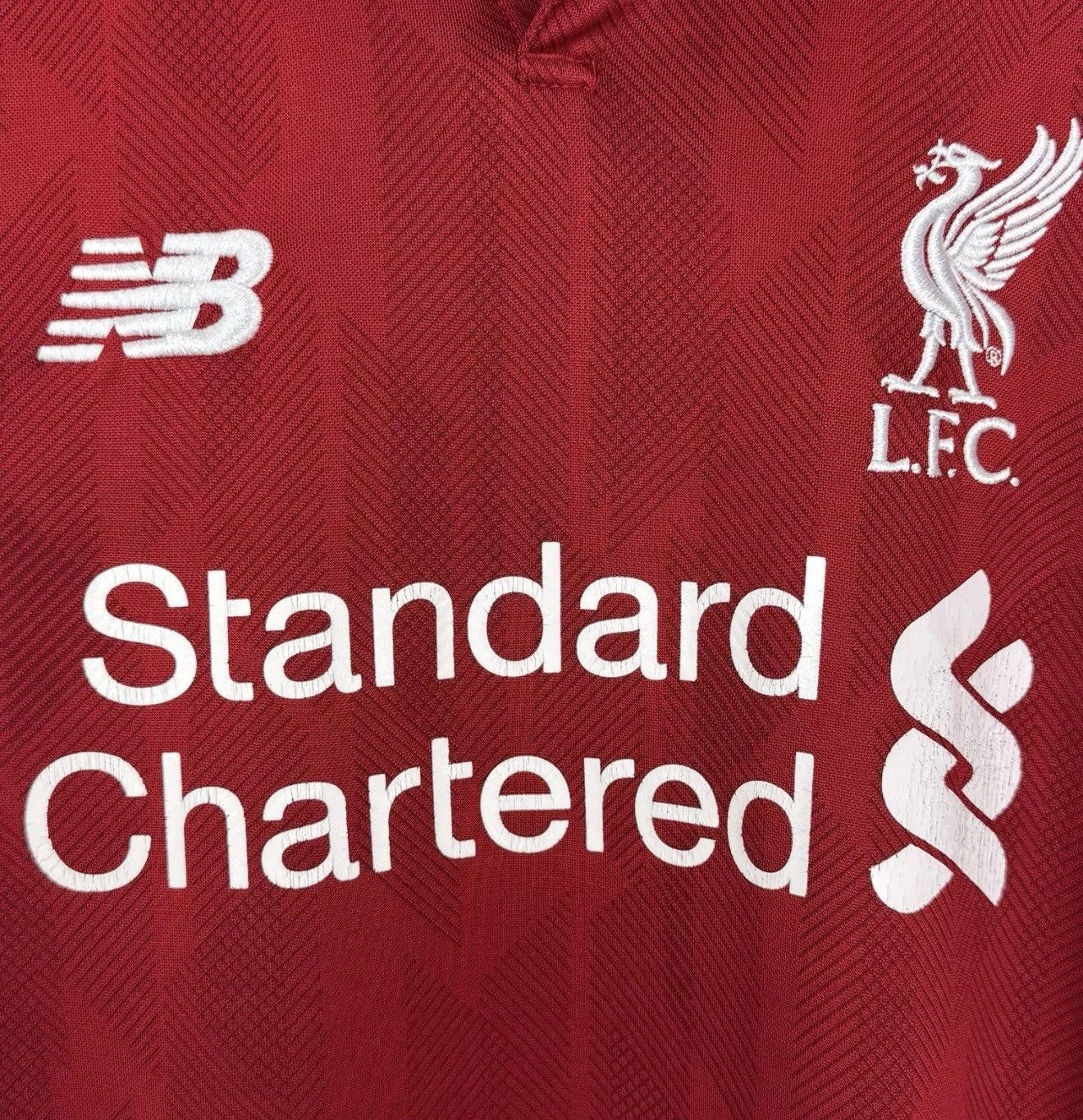 New Balance Liverpool 2018 2019 Home Soccer Jersey Football Shirt Top Size US M / EU 48-50 / 2 - 10 Thumbnail