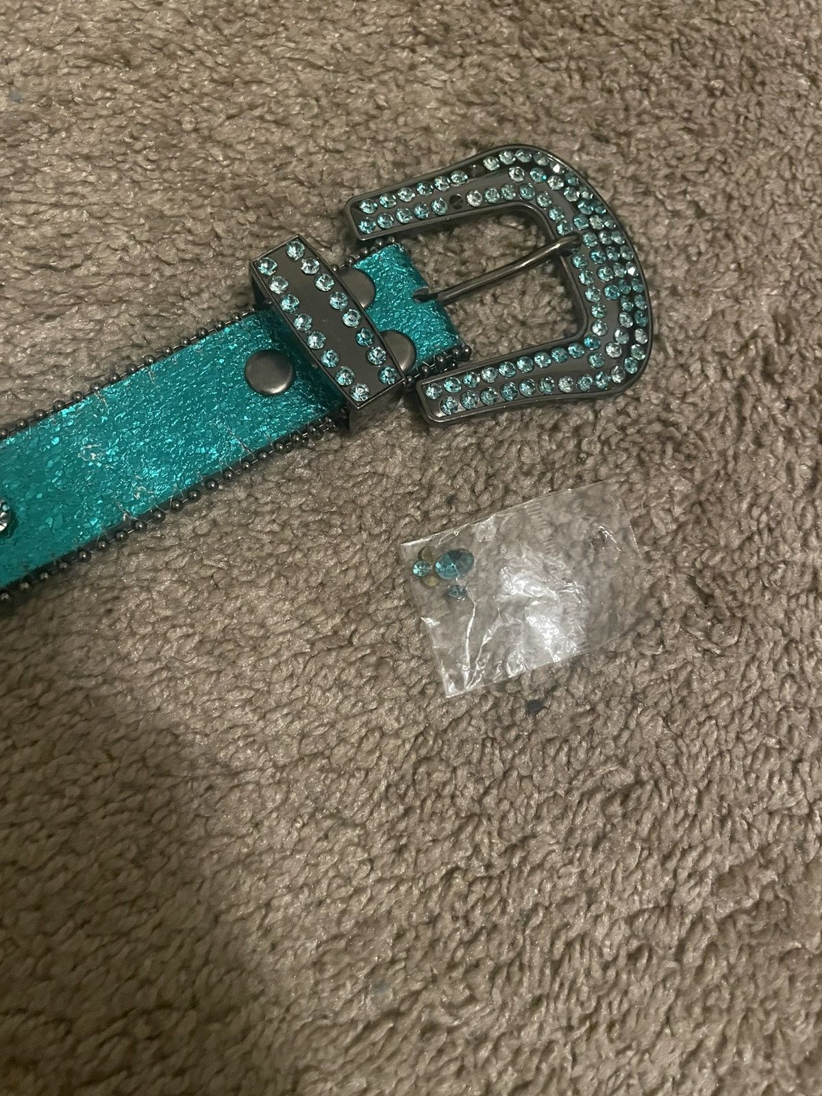 Other × Vintage Rhinestone Belt Size 32 - 2 Thumbnail