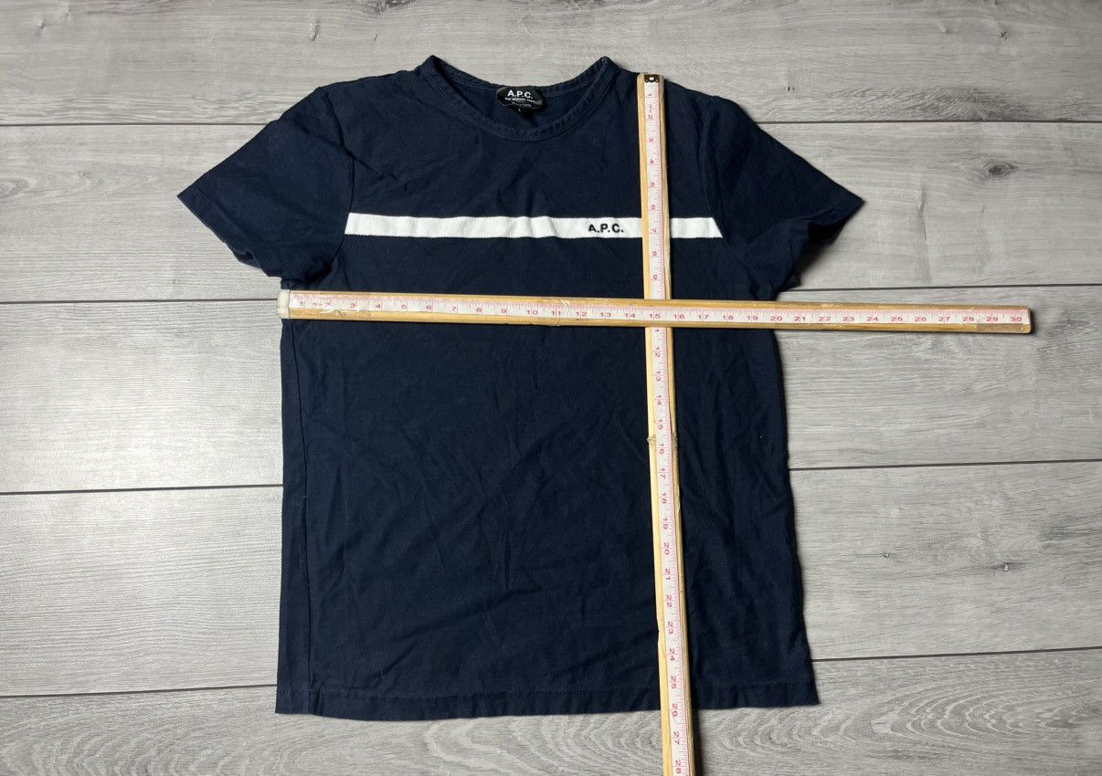 A.P.C. APC Rue Madame Paris tshirt striped size Large Size US L / EU 52-54 / 3 - 5 Thumbnail