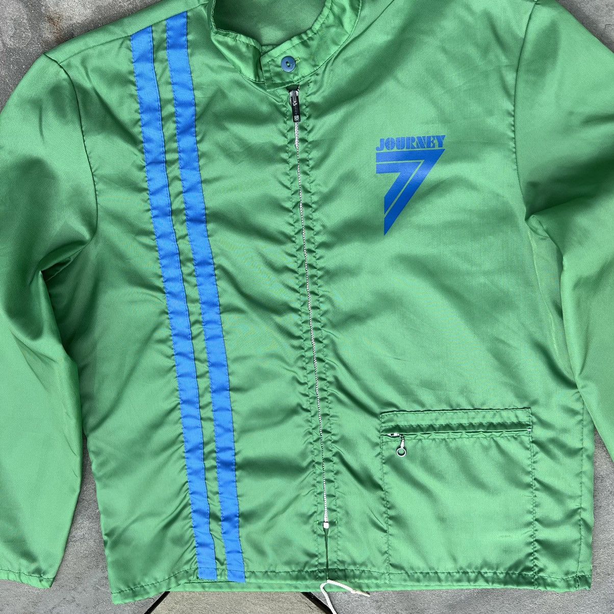 Other × Vintage Vintage 80s Green/Blue Windbreaker Utility Coaches Jacket Size US L / EU 52-54 / 3 - 4 Thumbnail