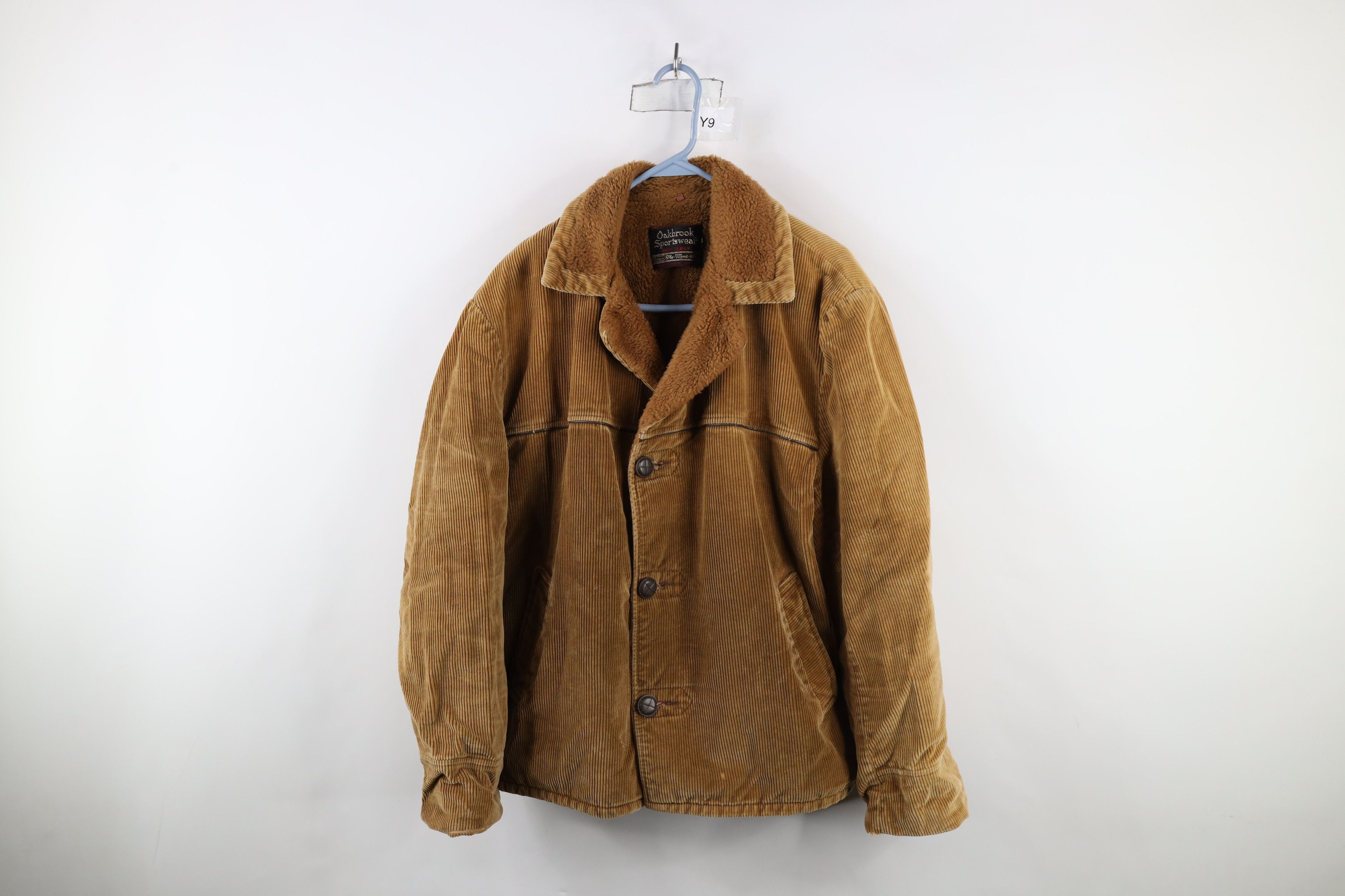 Vintage Vintage 70s Streetwear Lined Corduroy Western Jacket USA Size US L / EU 52-54 / 3 - 1 Thumbnail