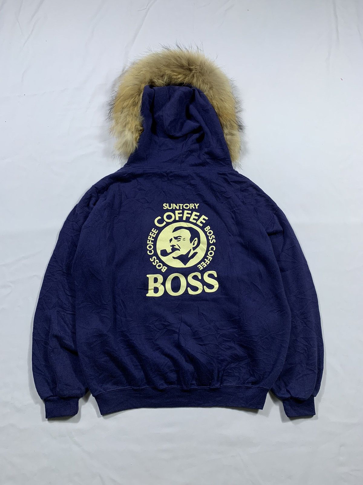If Six Was Nine COFFE BOSS JAPANESE FUR HOODIE Size US M / EU 48-50 / 2 - 2 Thumbnail