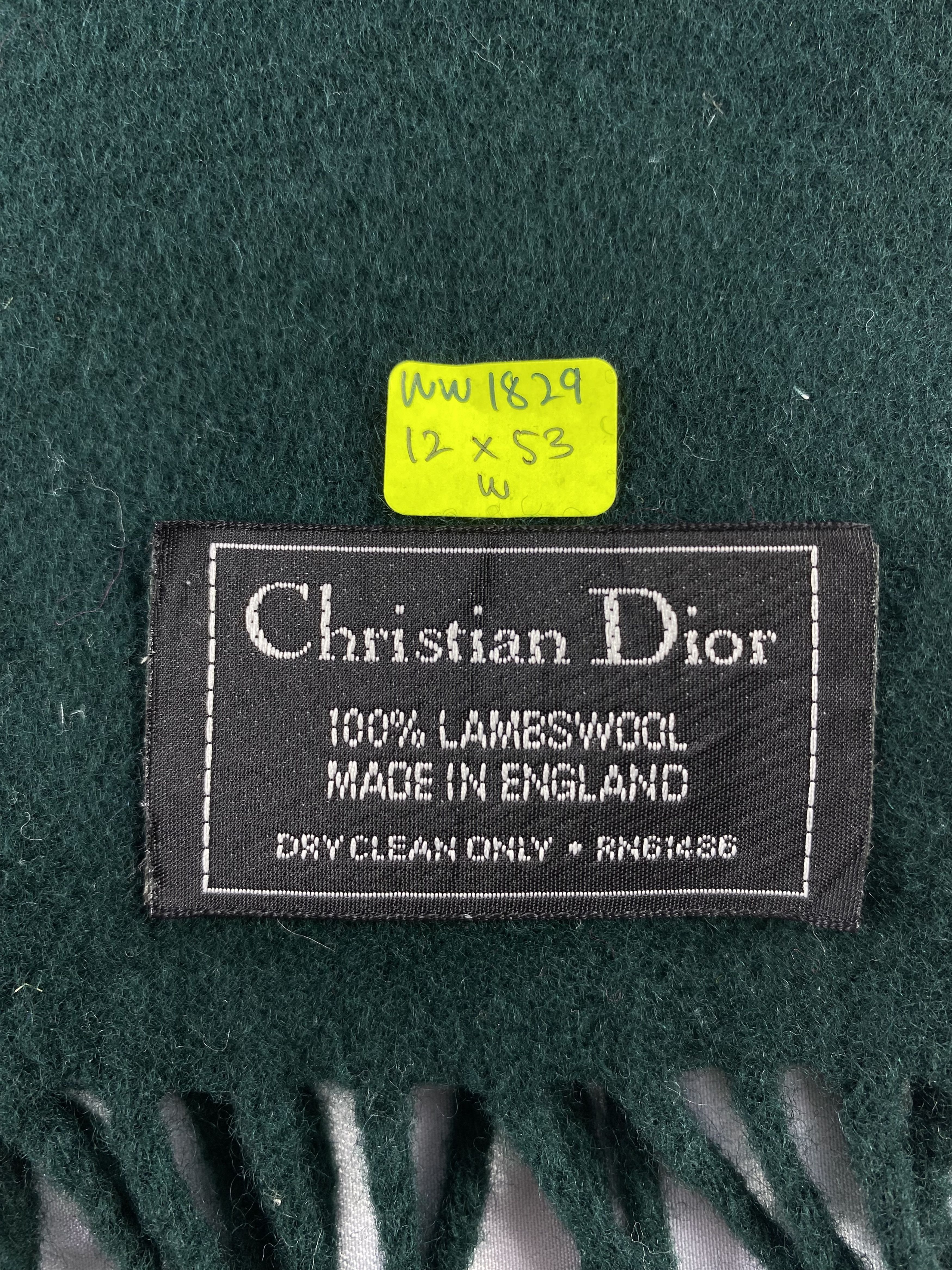 Vintage Christian Dior Monsieur Scarf / Muffler / Neckwear - WW1829 Size ONE SIZE - 5 Thumbnail