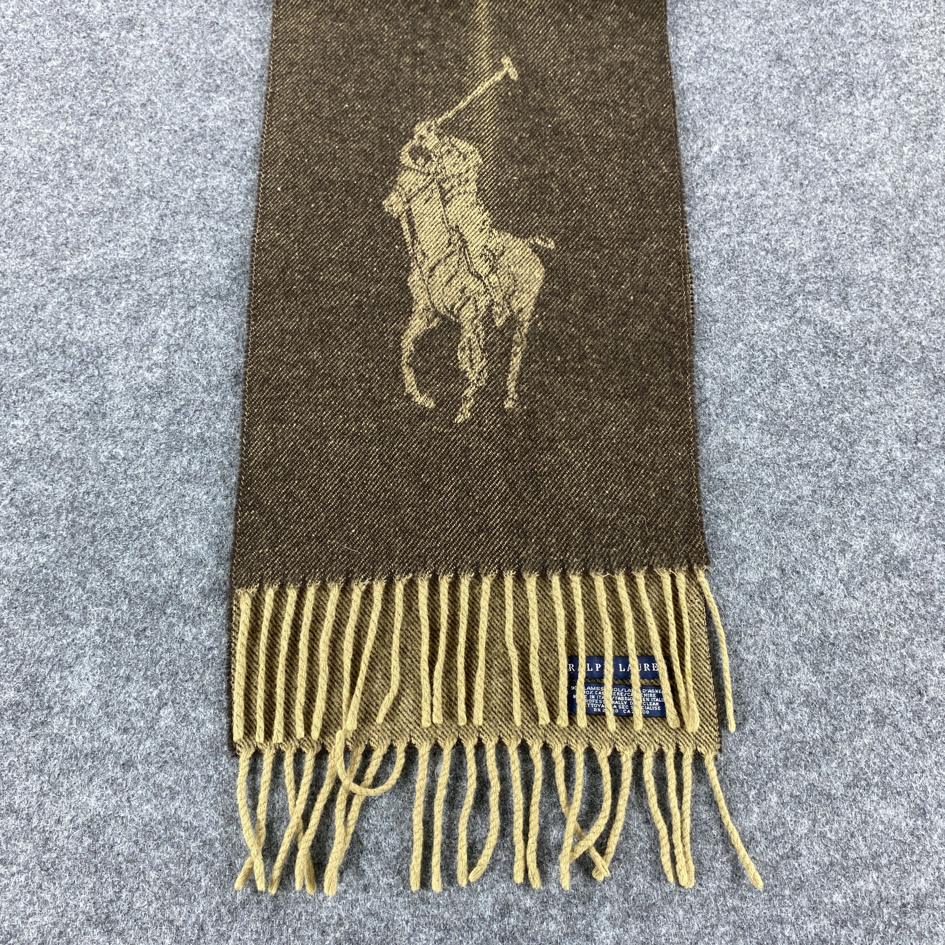 Polo Ralph Lauren × Vintage Polo Ralph Lauren Scarf # Muffler # Neckwear # D592 Size ONE SIZE - 2 Thumbnail